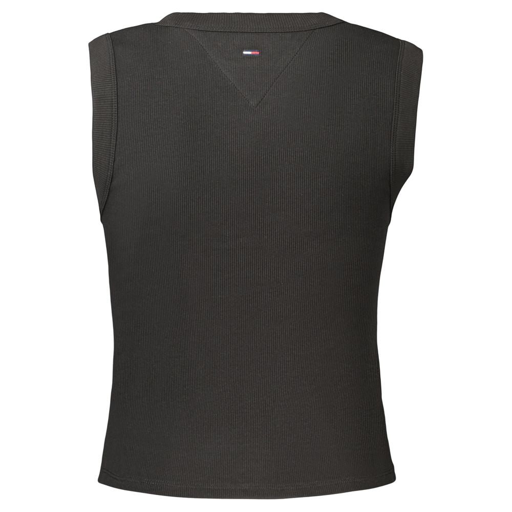 Tommy Hilfiger White Cotton Sleeveless Tank Top