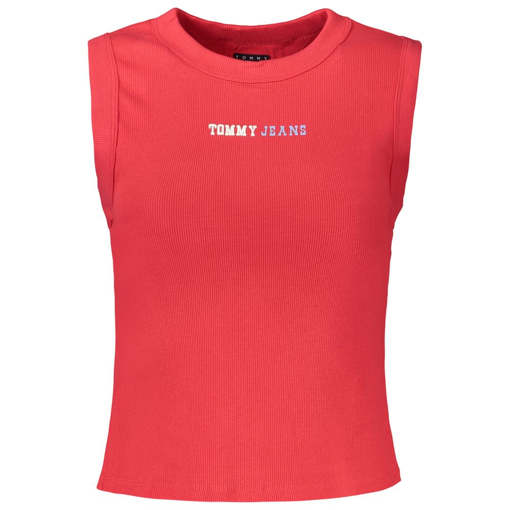 Tommy Hilfiger Red Cotton Tank Top