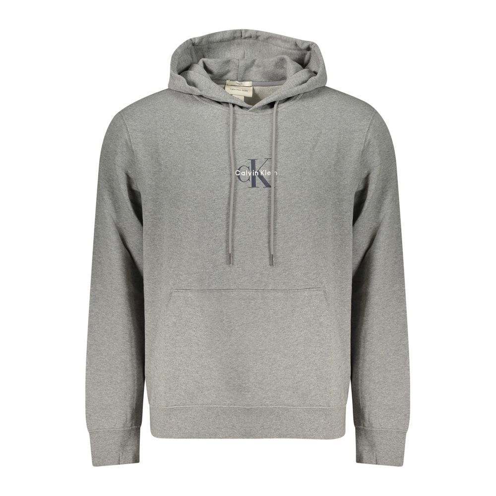 Calvin Klein Gray Cotton Hoodie