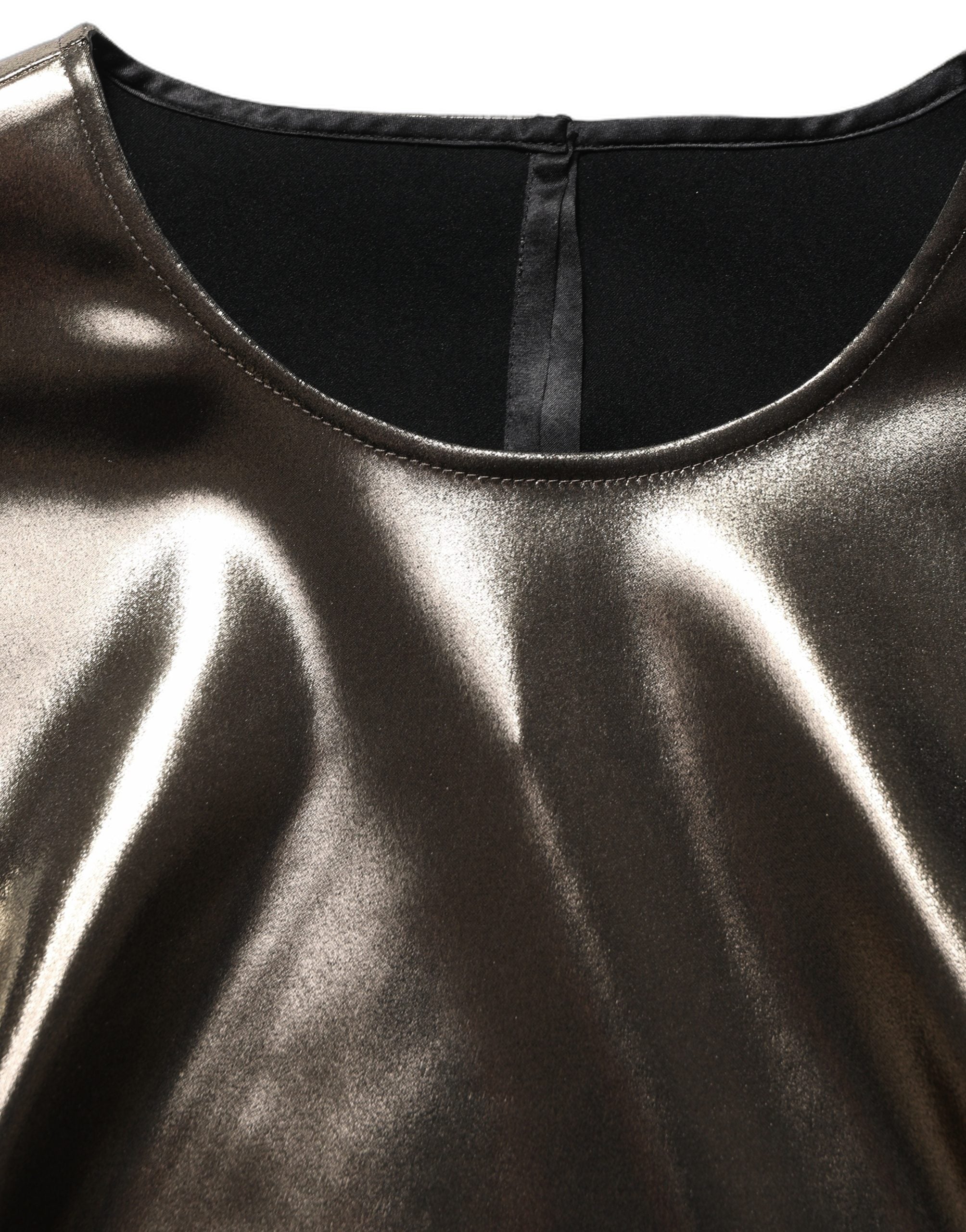 Dolce & Gabbana Bronze Metallic Tank Top