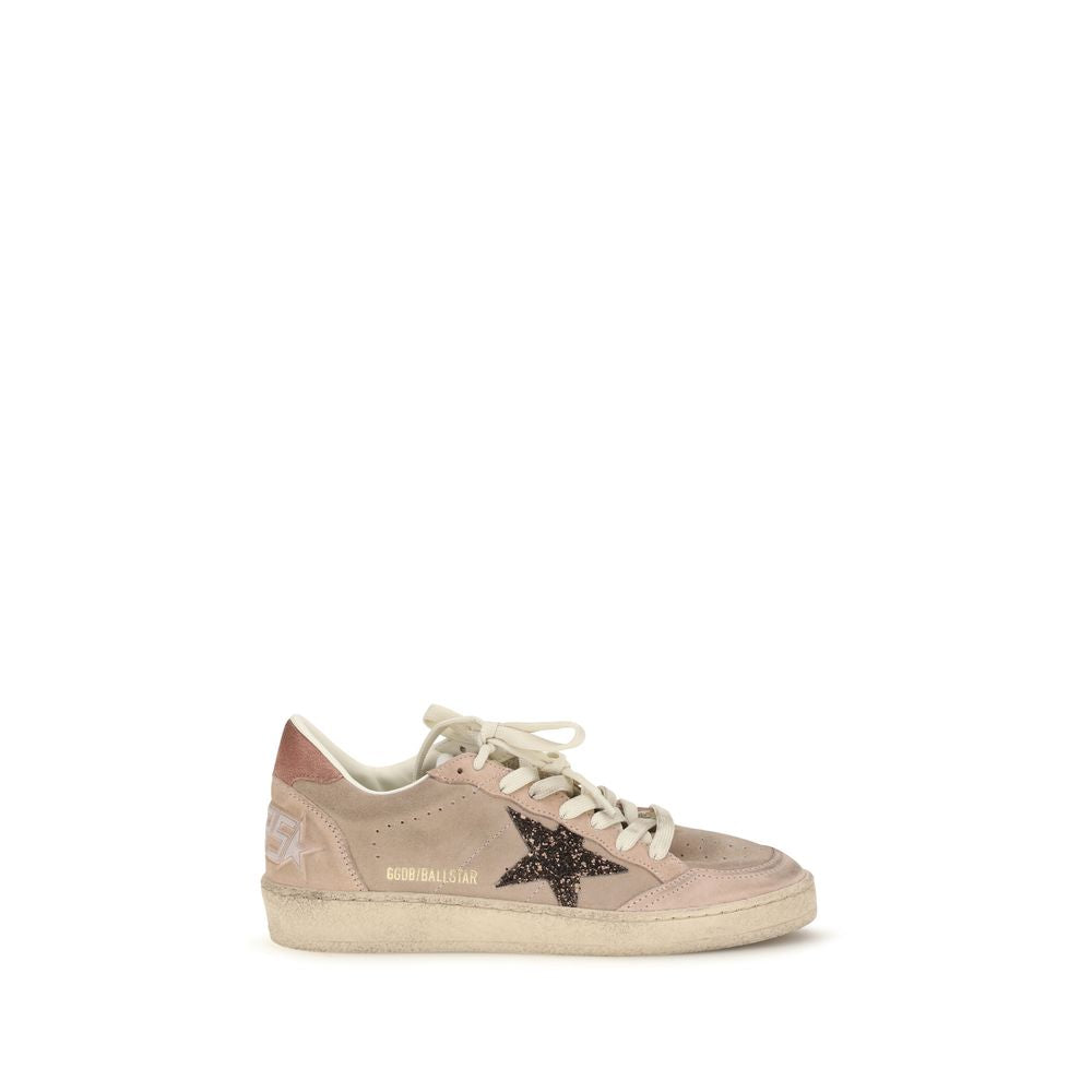 Golden Goose Beige Ball Star Sneakers