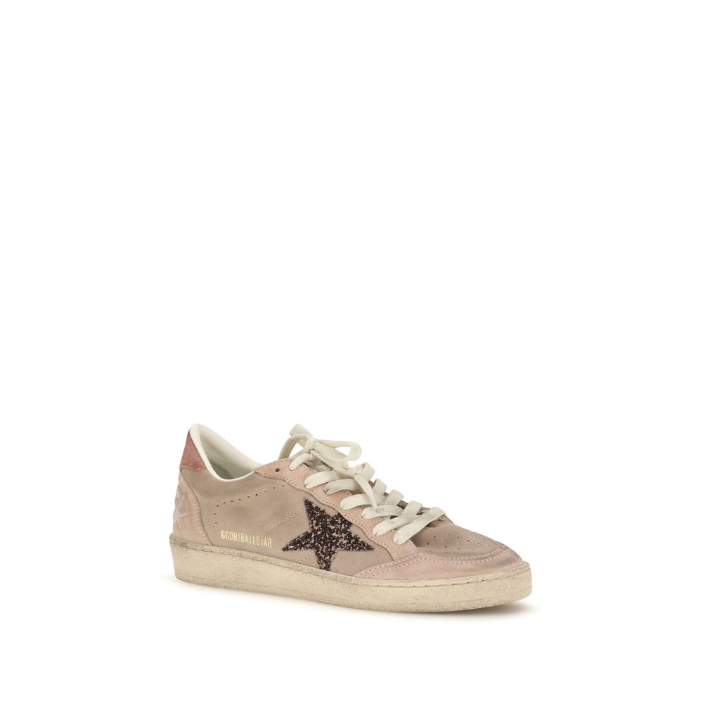 Golden Goose Beige Ball Star Sneakers