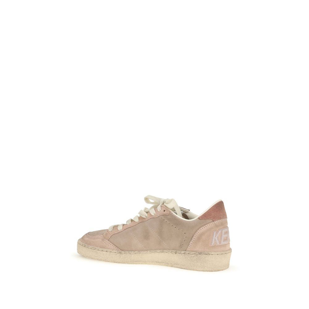 Golden Goose Beige Ball Star Sneakers
