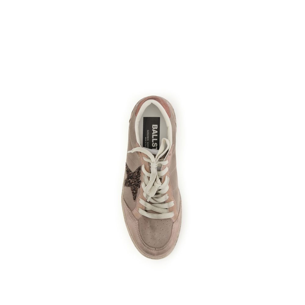 Golden Goose Beige Ball Star Sneakers