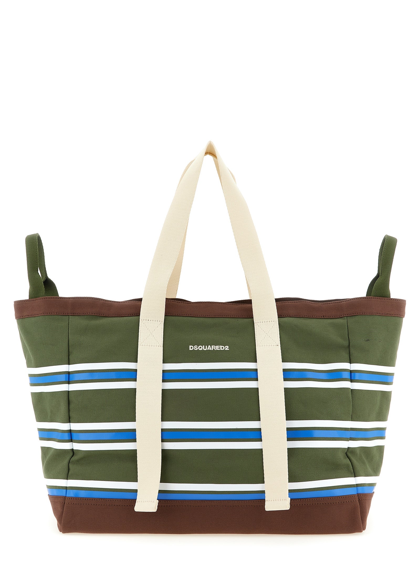 Dsquared2 Multicolour Cotton Tote Bag