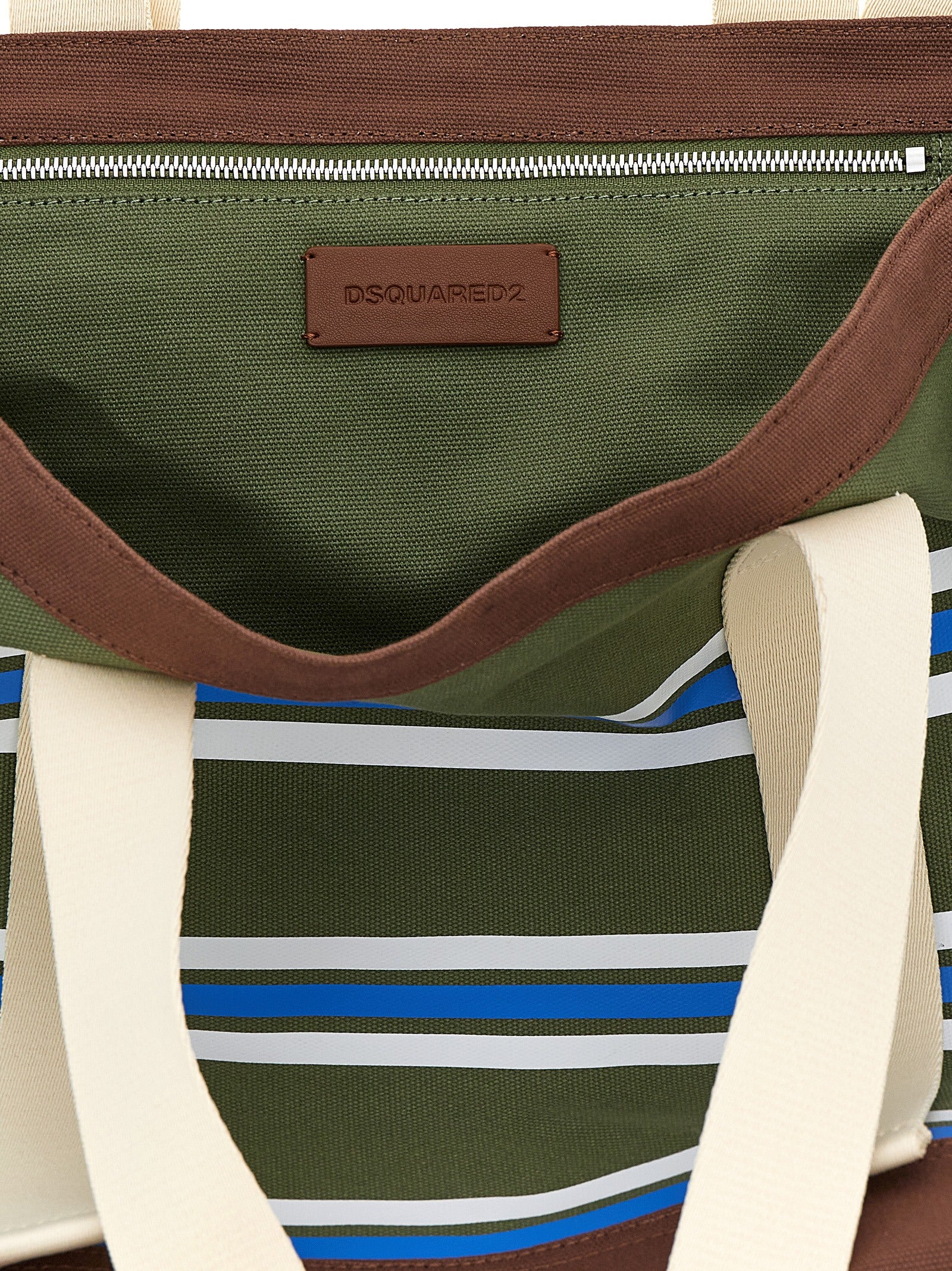 Dsquared2 Multicolour Cotton Tote Bag