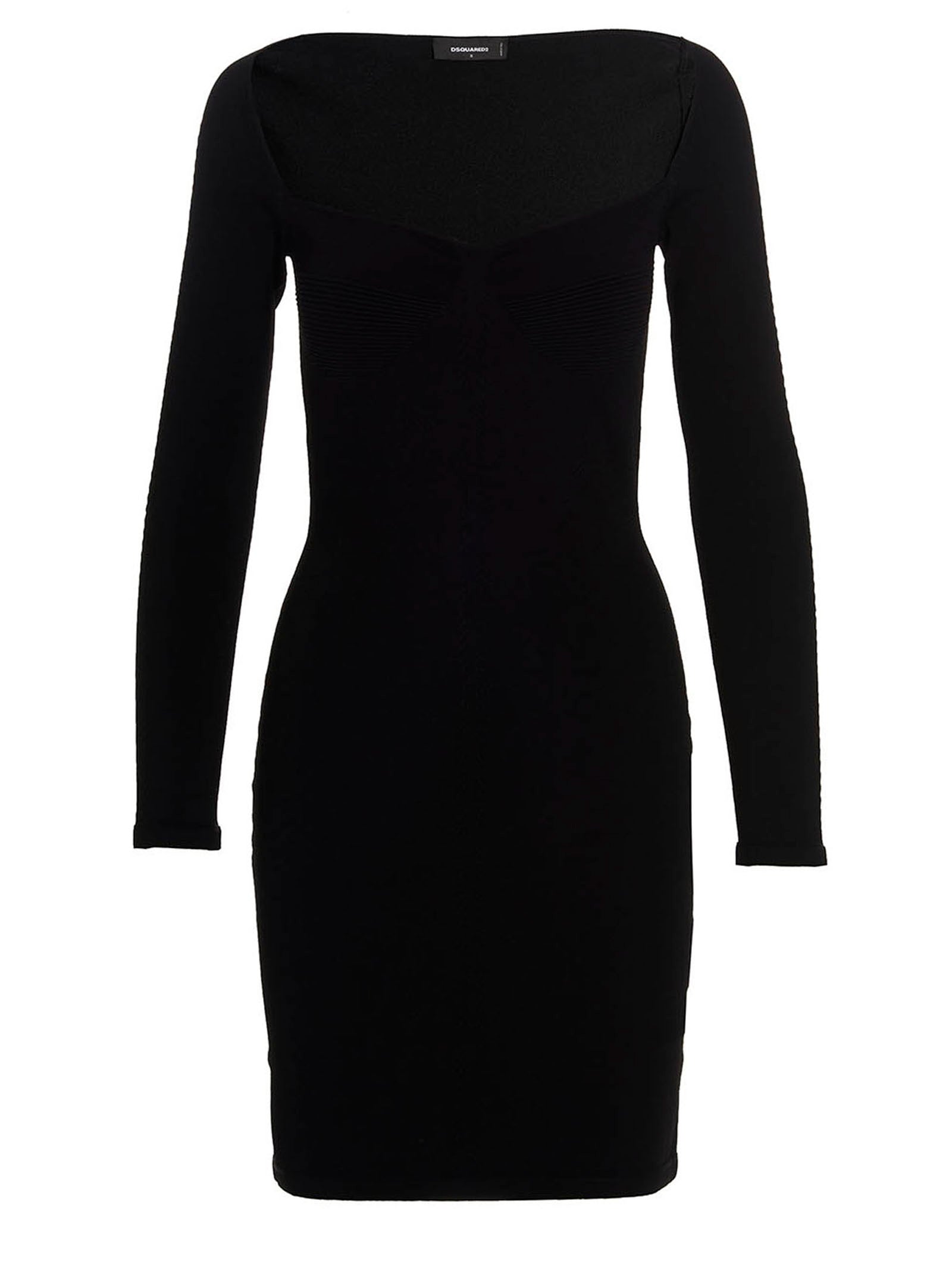 Dsquared2 Black Viscose Mini Skirt