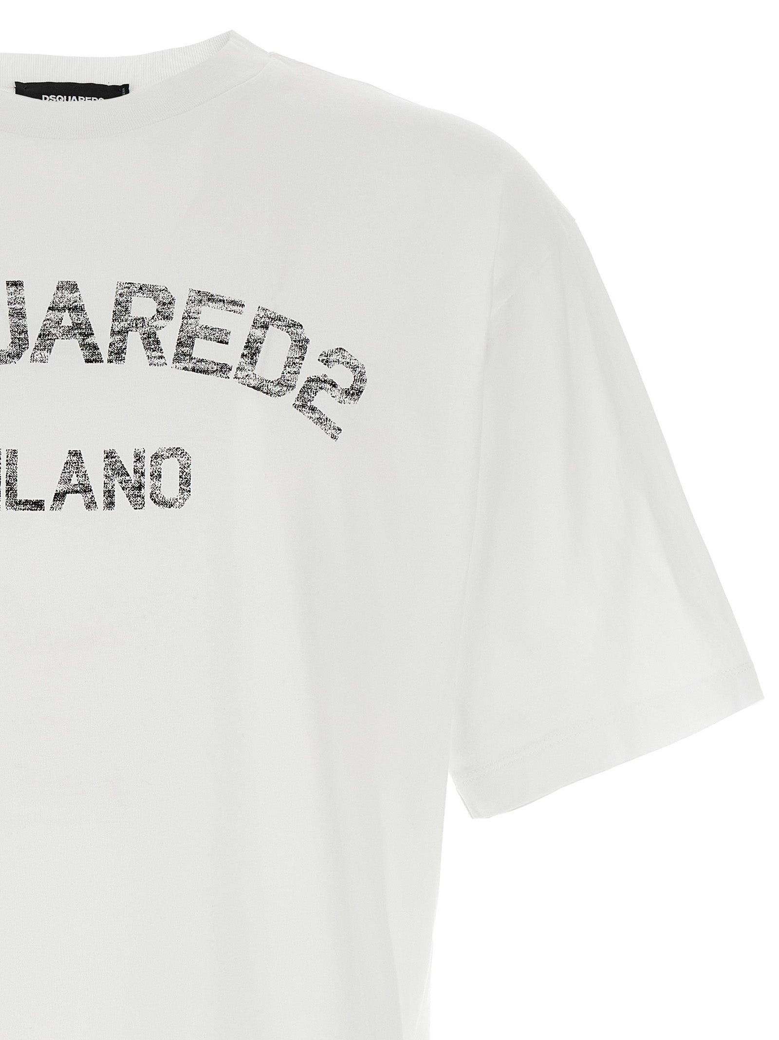 Dsquared2 White Cotton T-Shirt