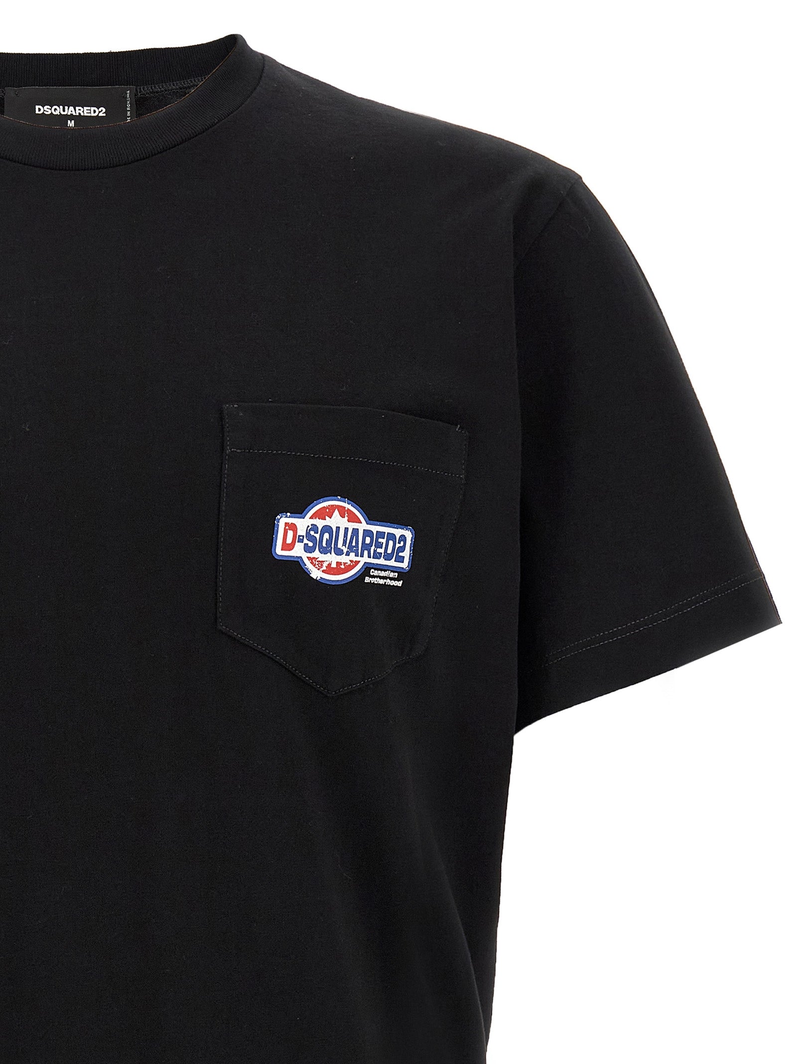 Dsquared2 Black Cotton T-Shirt