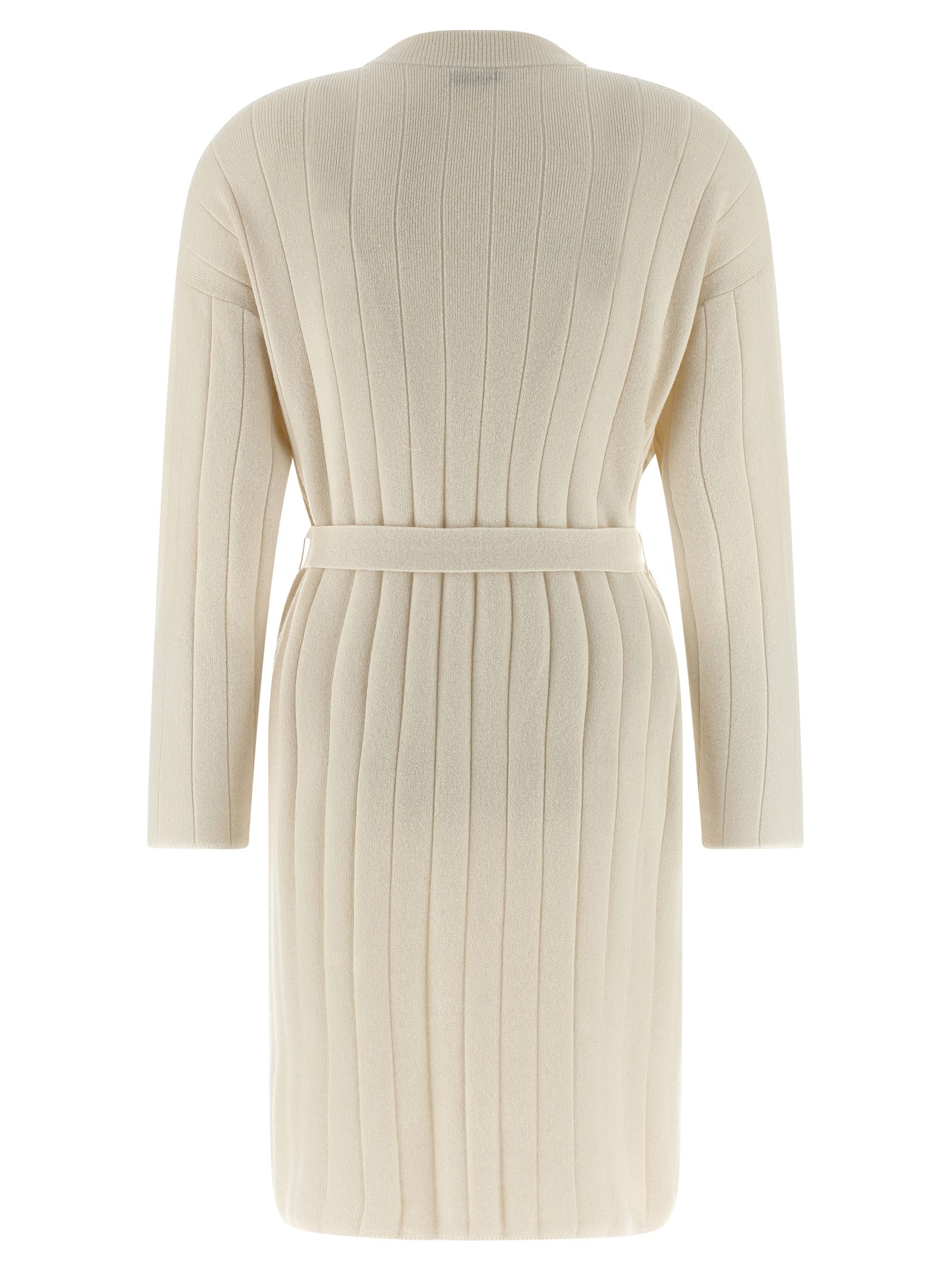 Max Mara White Cashmere Robe Cardigan