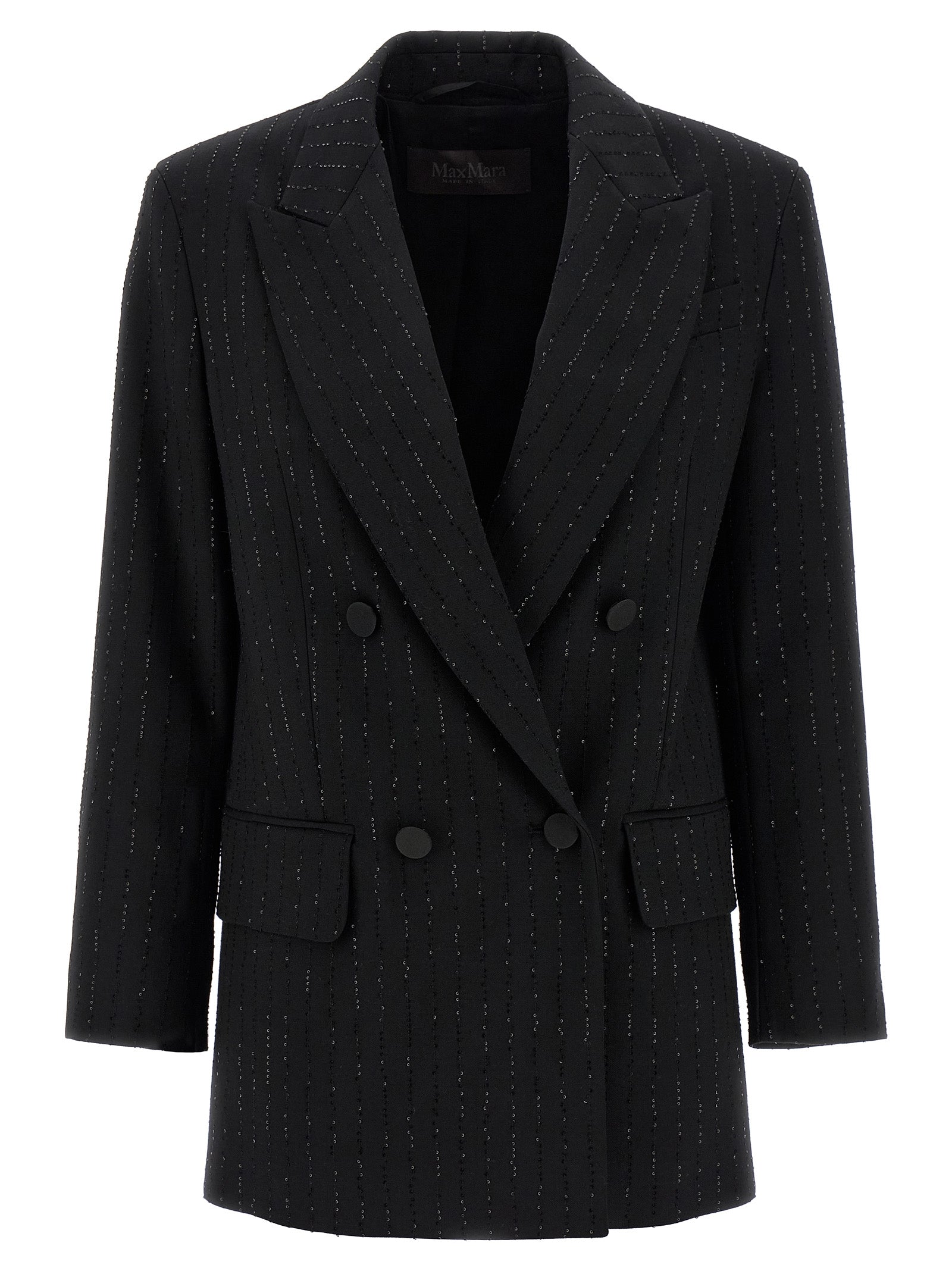 Black Virgin Wool Blazer