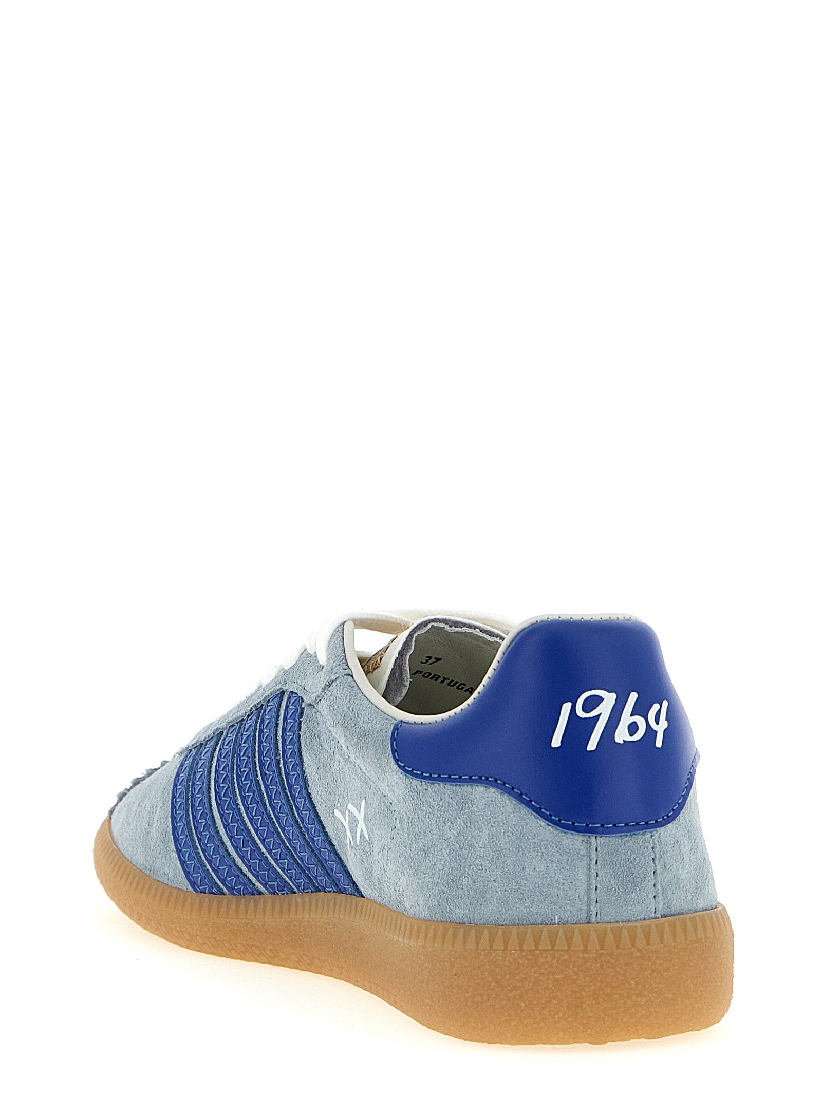 Dsquared2 Blue Calfskin Low Top Sneakers