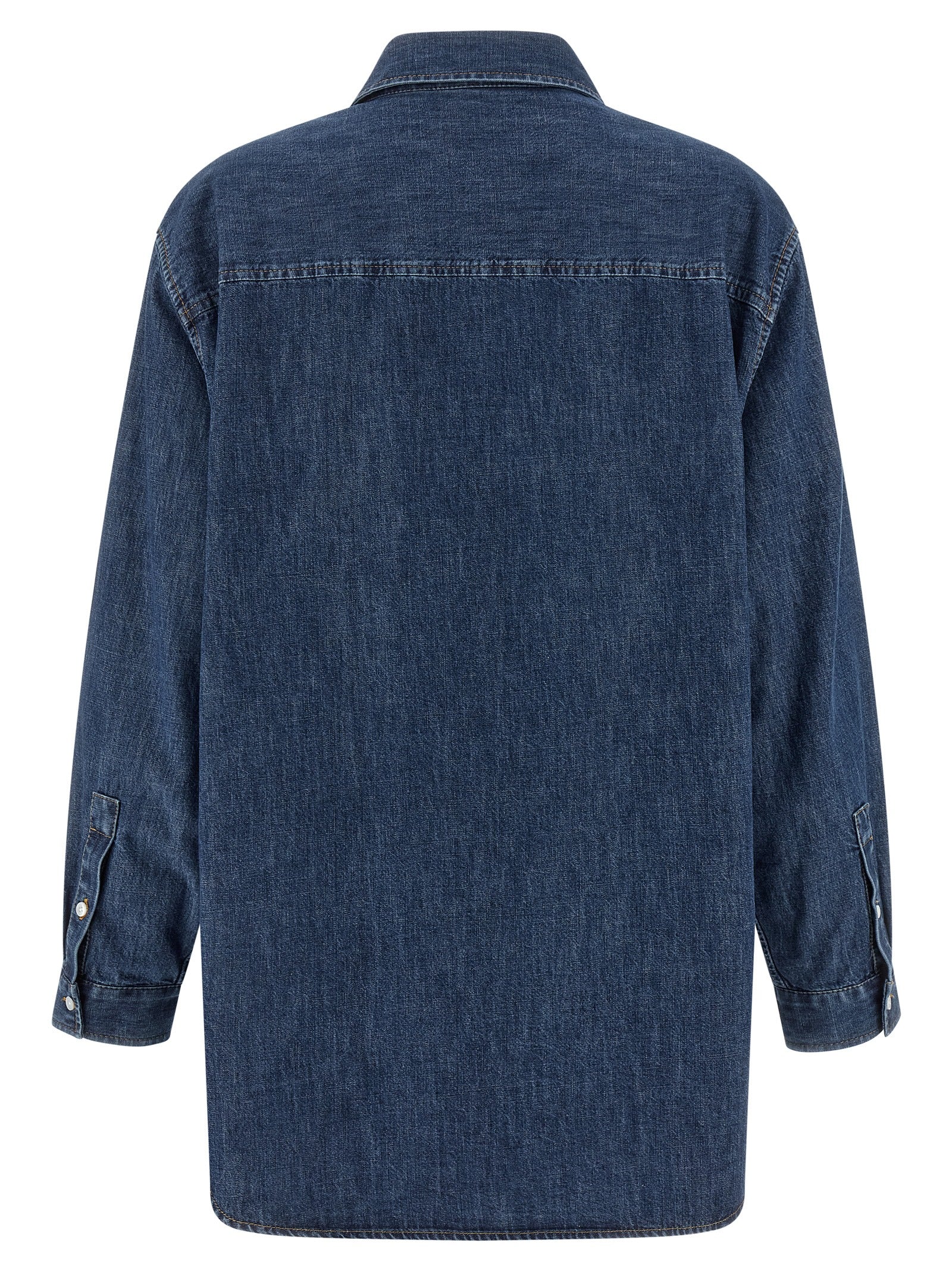Blue Cotton Blouse