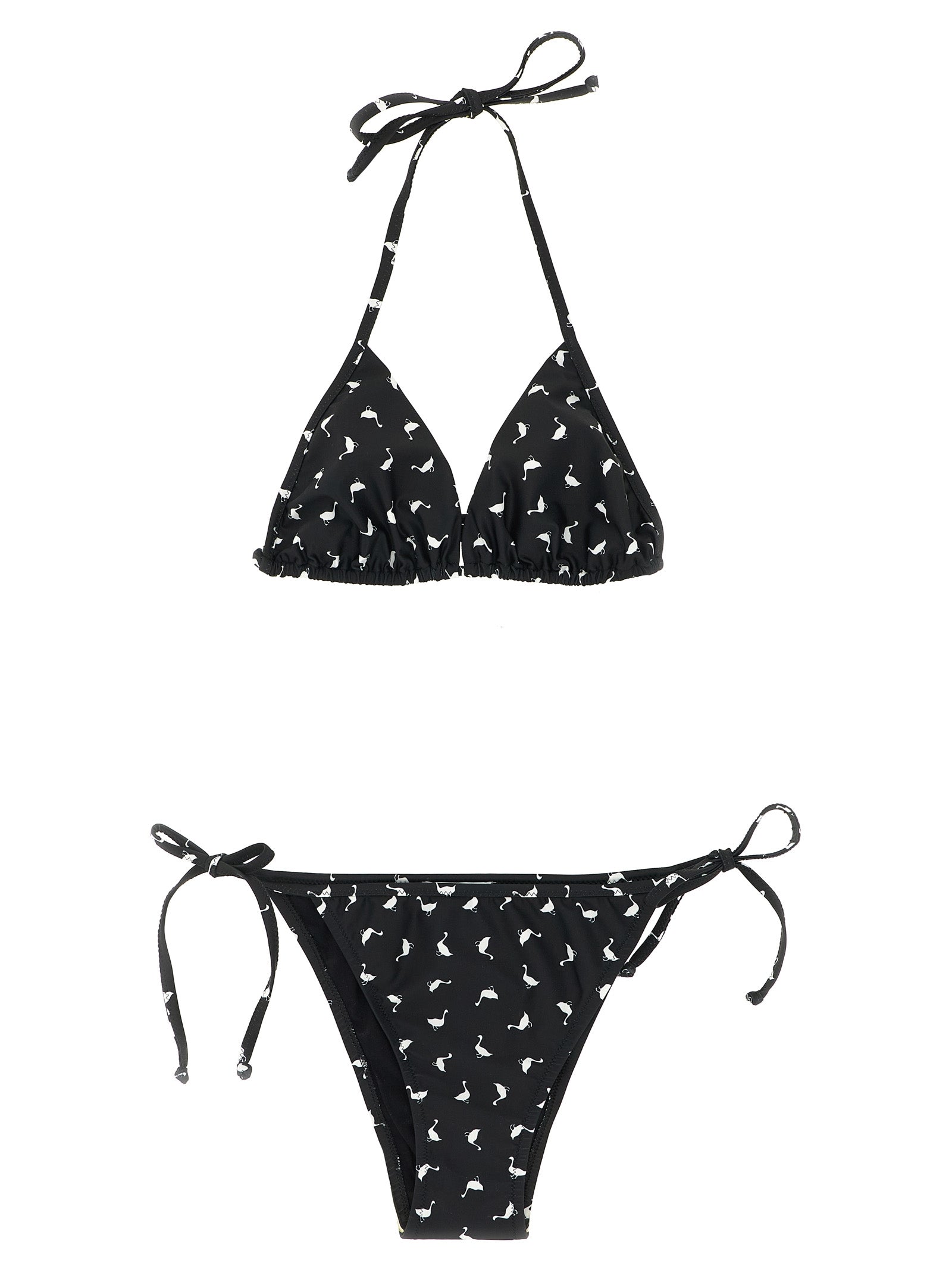 Moschino Two-Tone Polyester Bikini