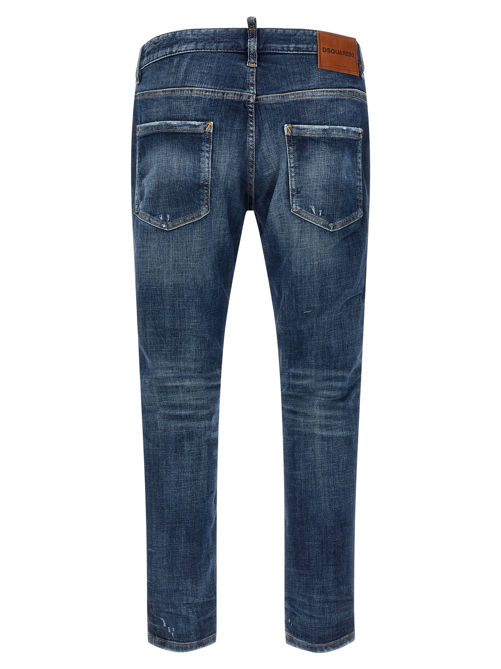 Dsquared2 Blue Cotton Denim Jeans