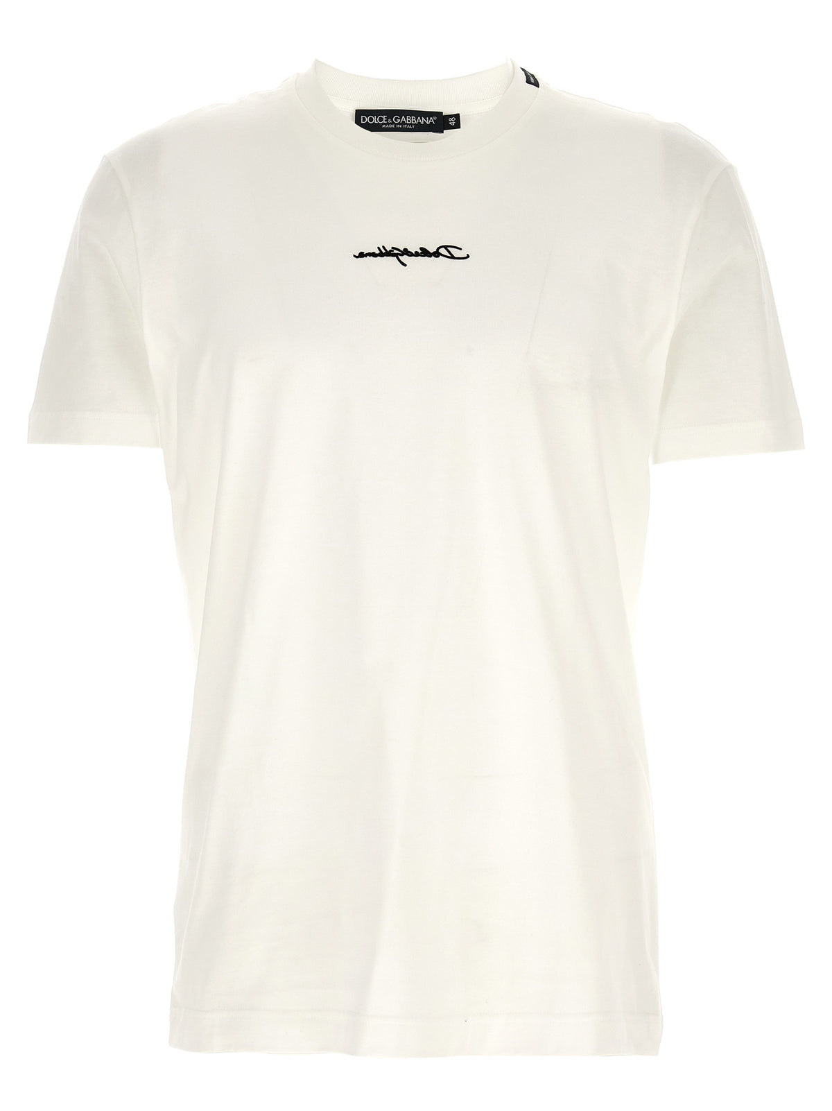 Dolce & Gabbana White Cotton T-Shirt