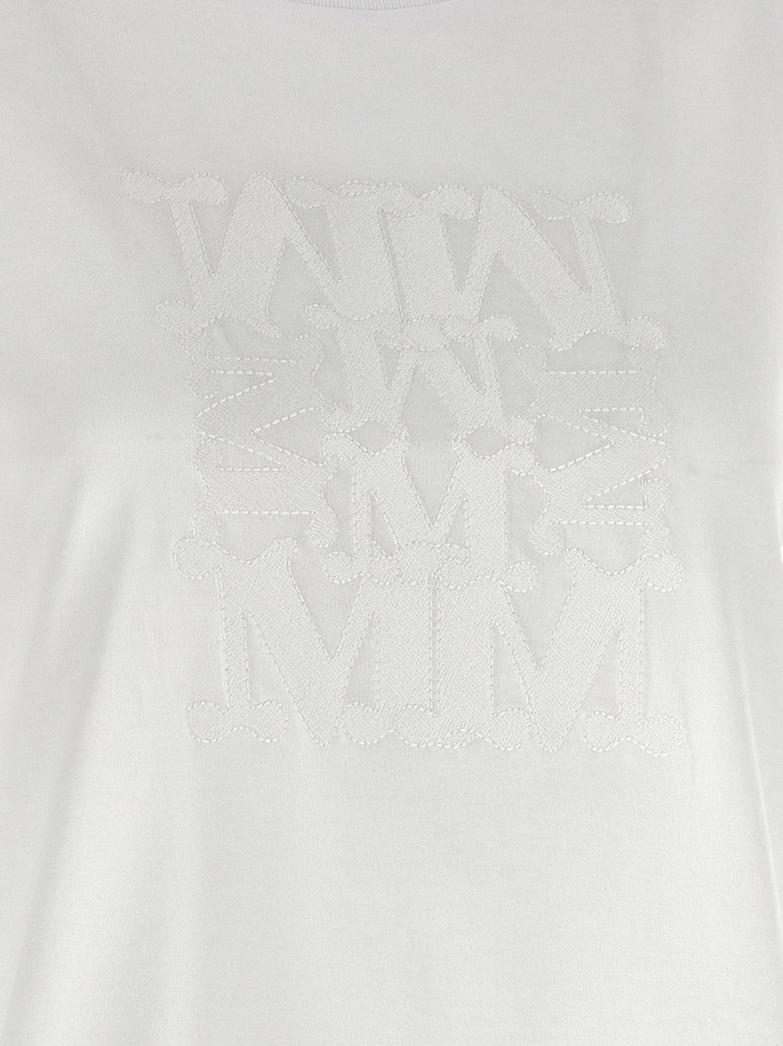 Max Mara White Cotton T-Shirt