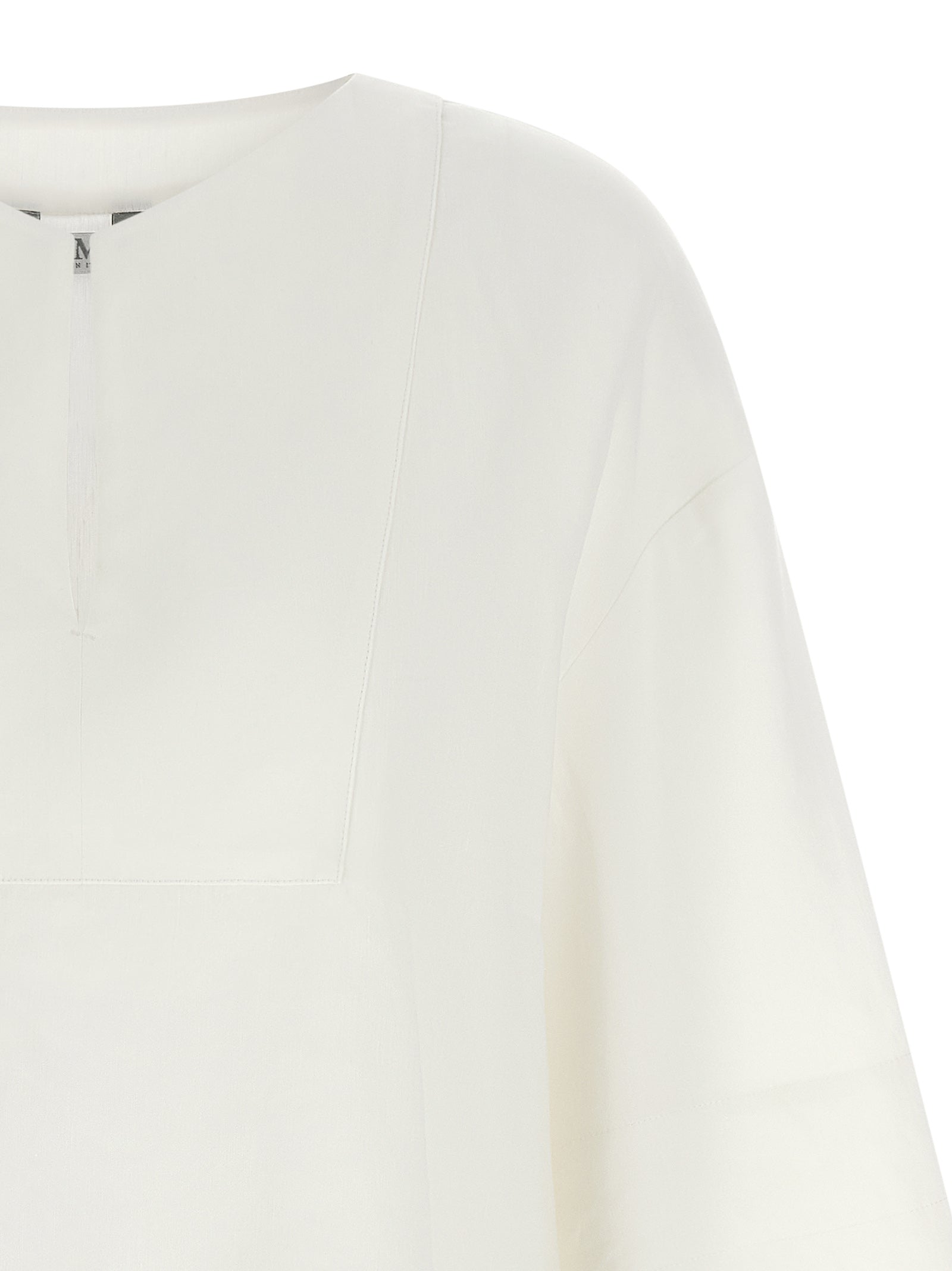 White Linen Blouse