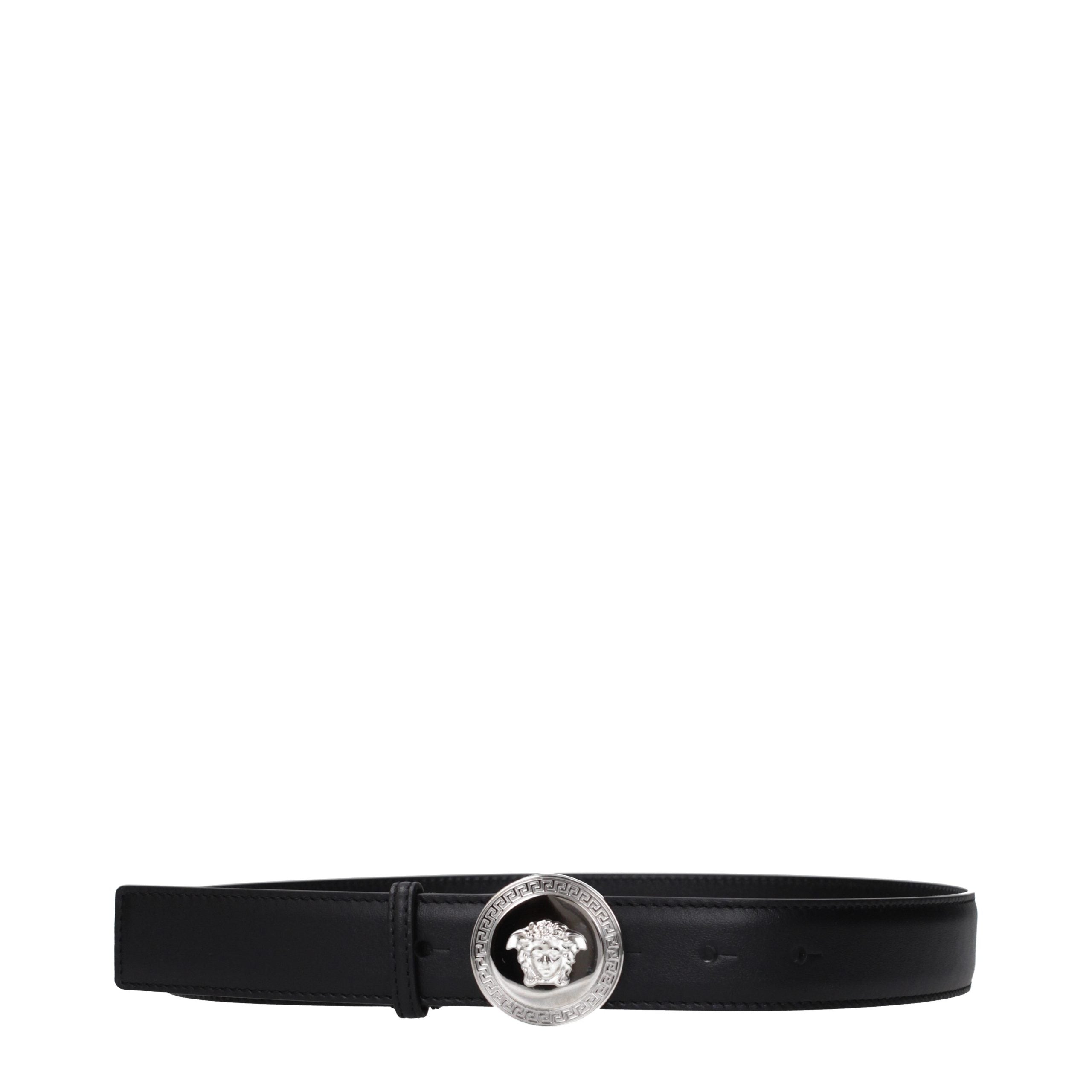 Black Leather Regular Belt