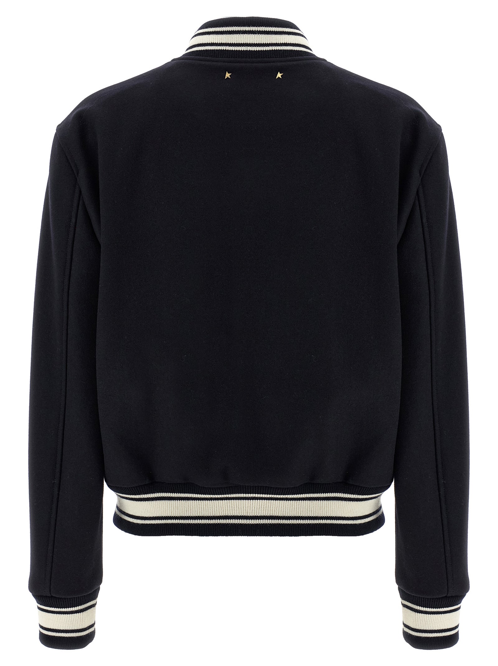 Blue Virgin Wool Bomber