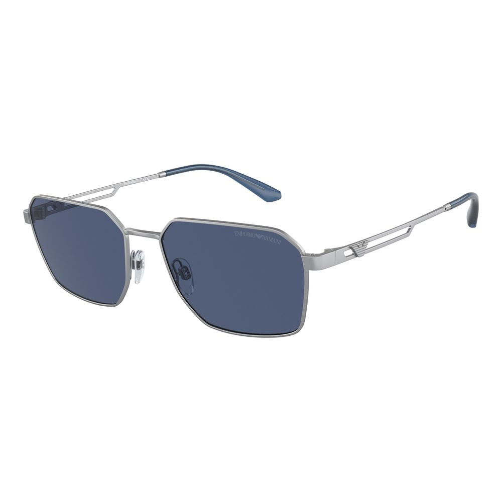 Emporio Armani Grey Metal Sunglasses