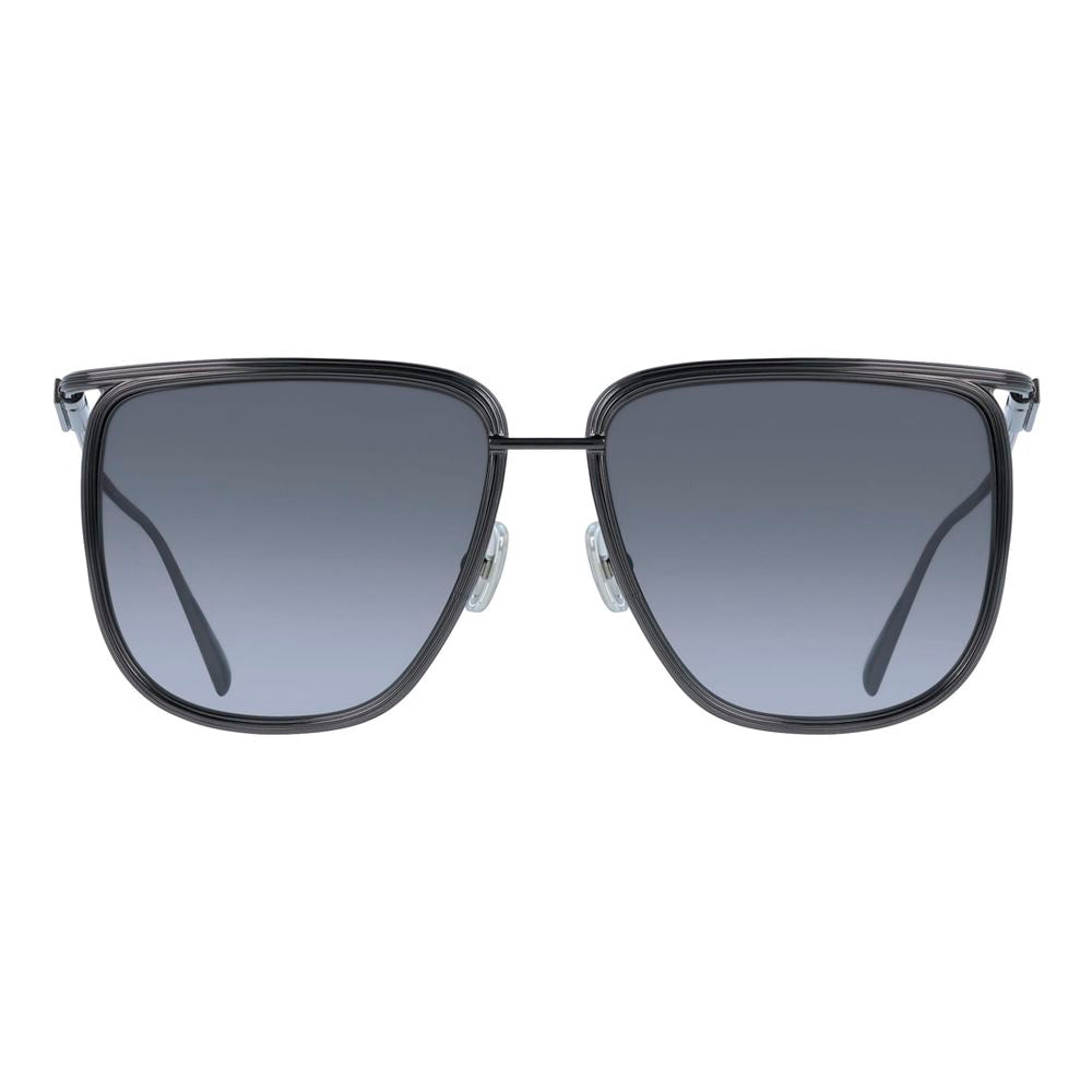 Ferragamo Grey Metal Sunglasses