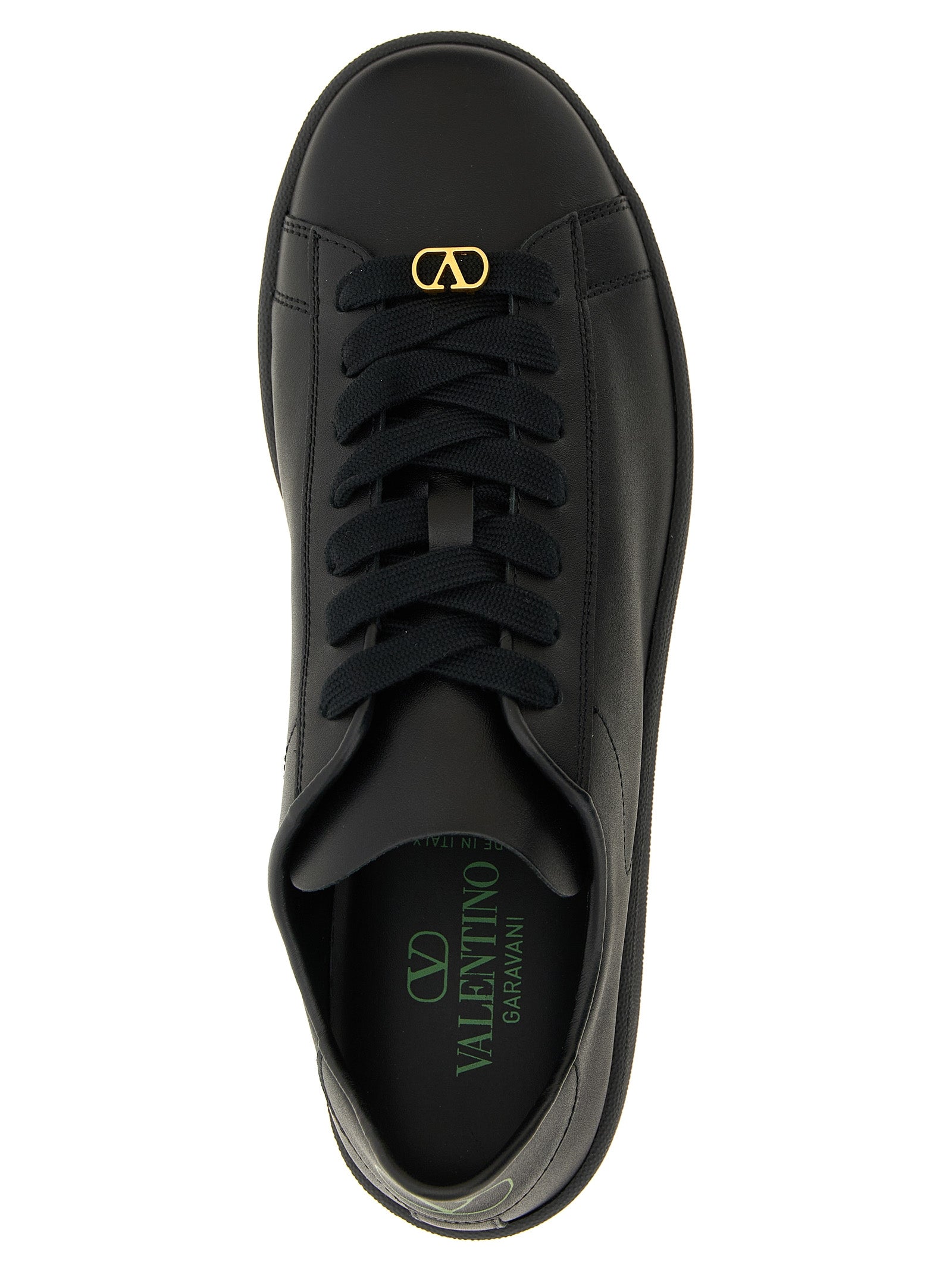 Valentino Garavani Black Calfskin Sneakers