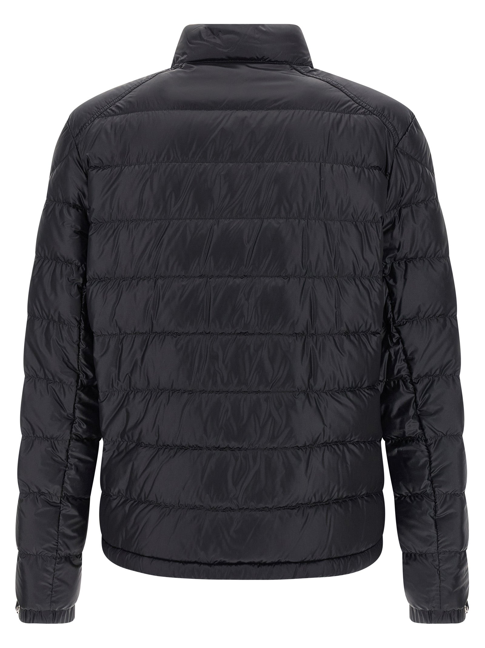 Blue Polyamide Full-Length Jacket