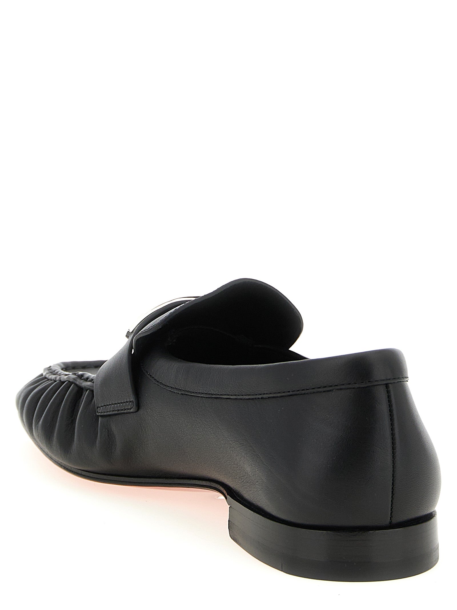 Christian Louboutin Black Calfskin Mocallista Loafers