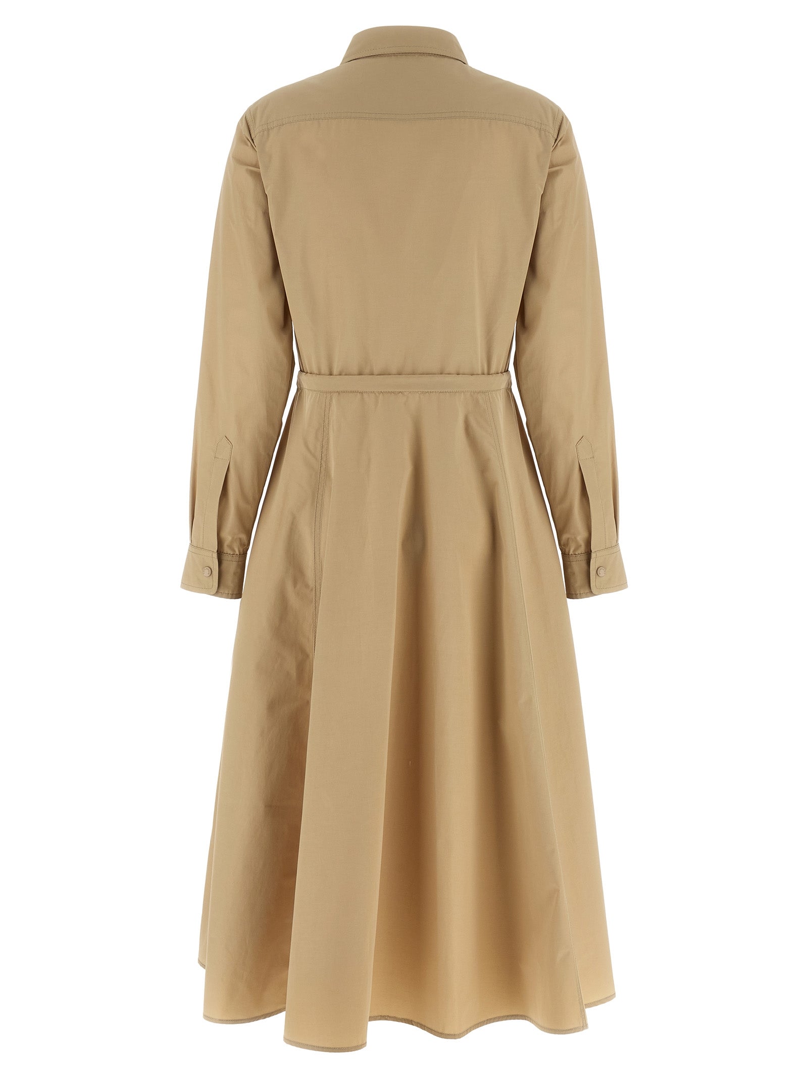 Moncler Beige Polyester Long Dress