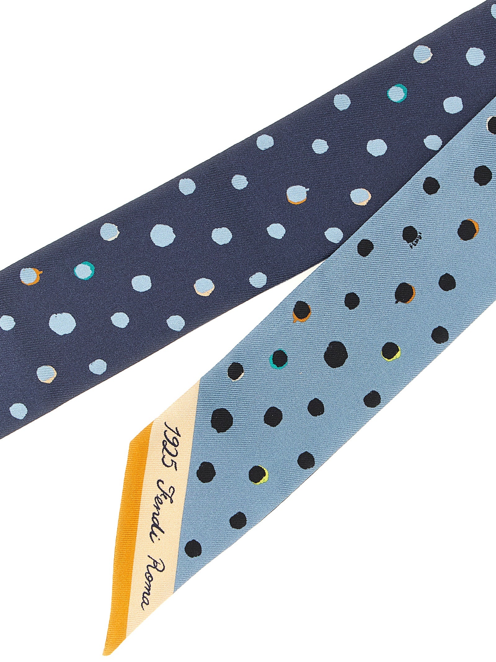 Multicolor Silk Foulard