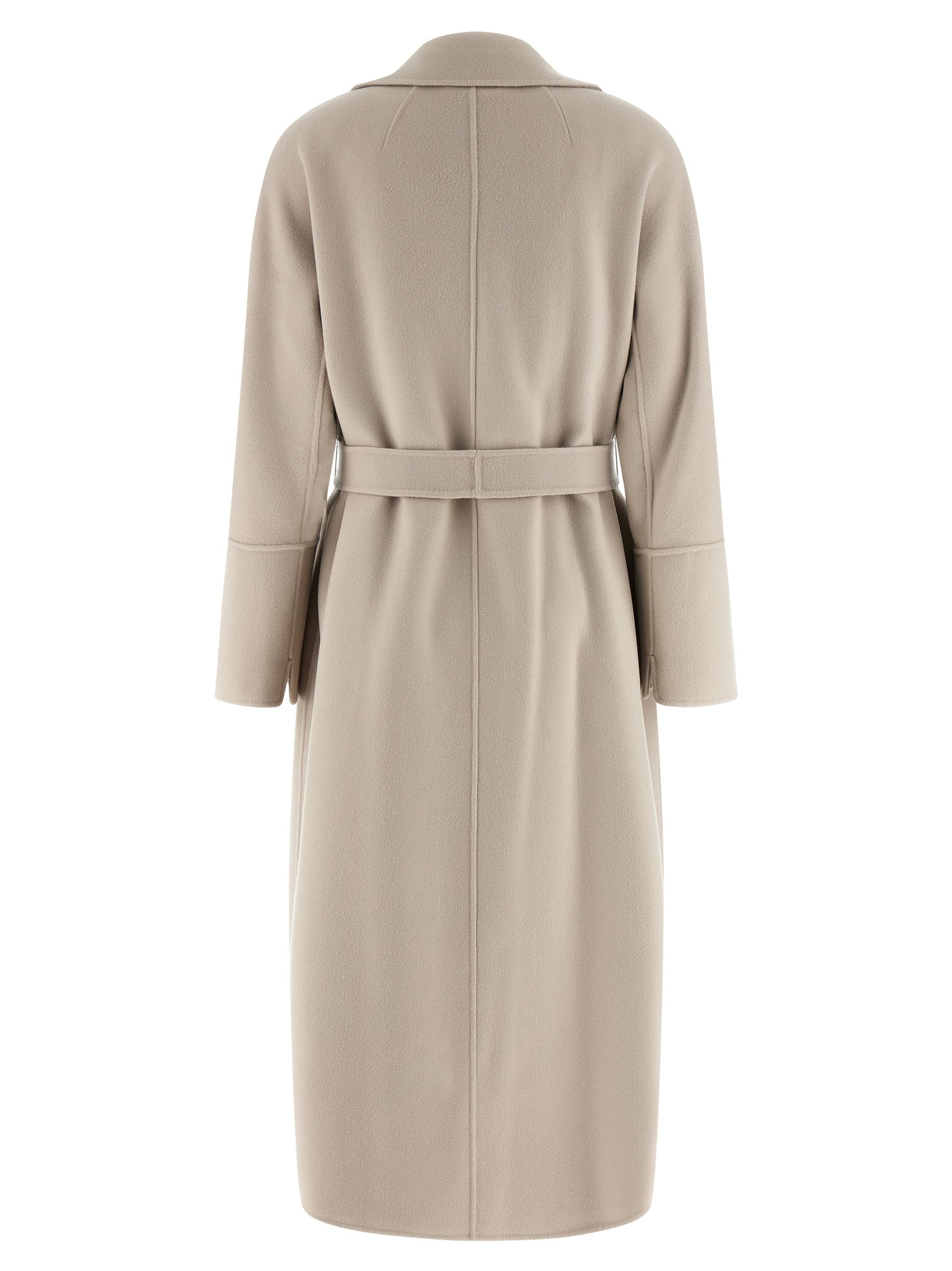 'S Max Mara Beige Virgin Wool Coat