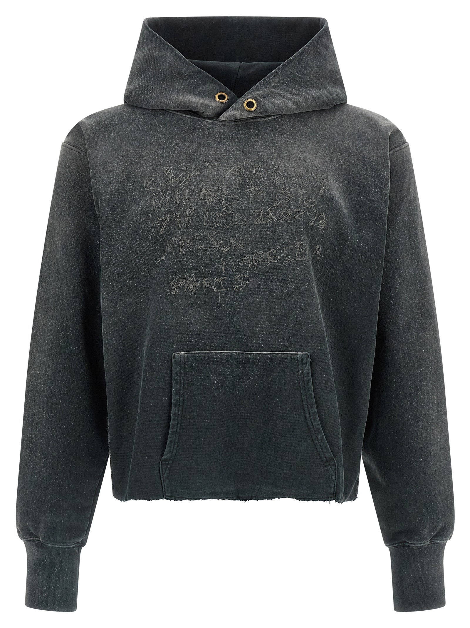 Gray Cotton Hoodie
