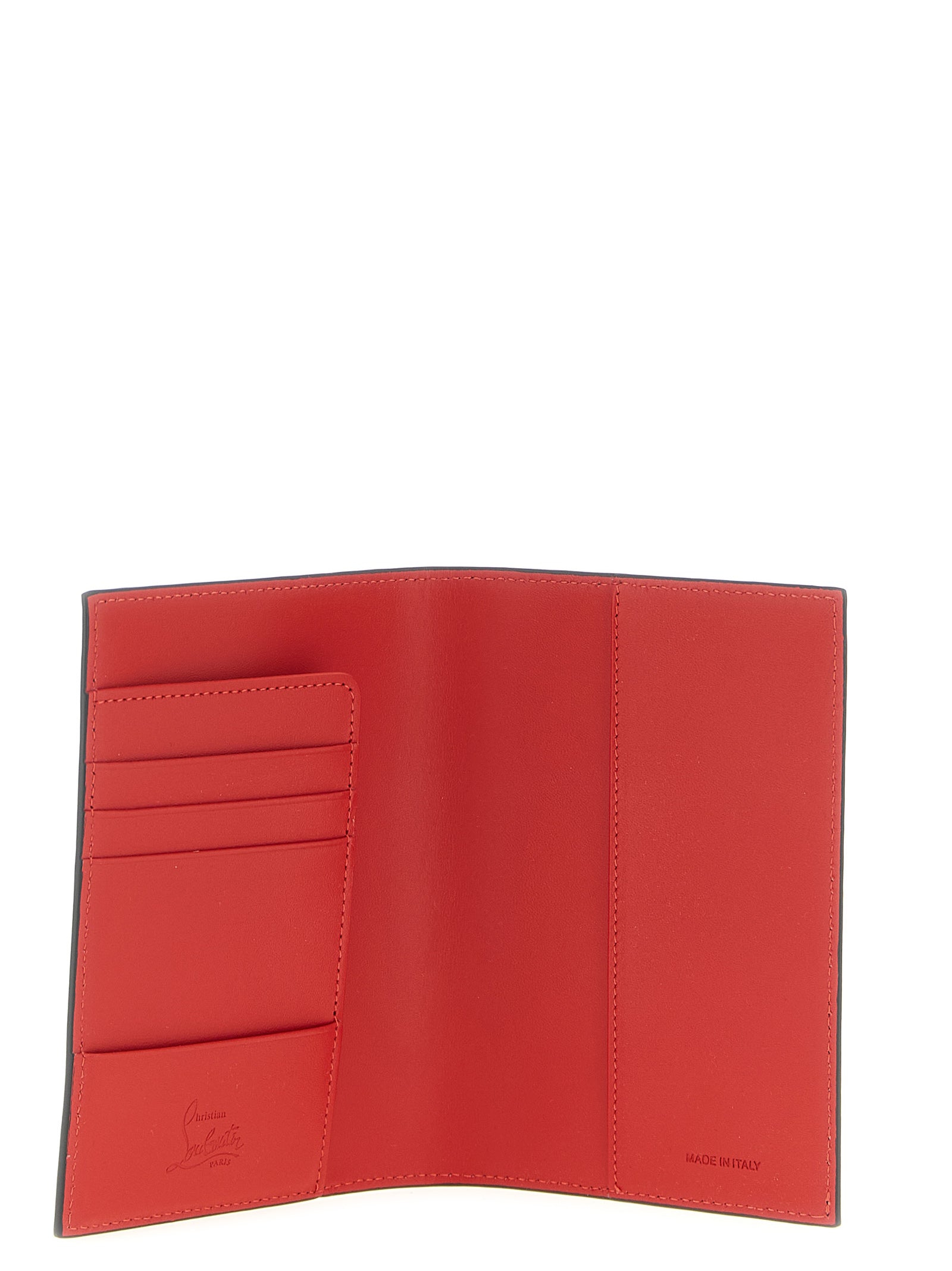 Christian Louboutin Black Calfskin Passport Holder