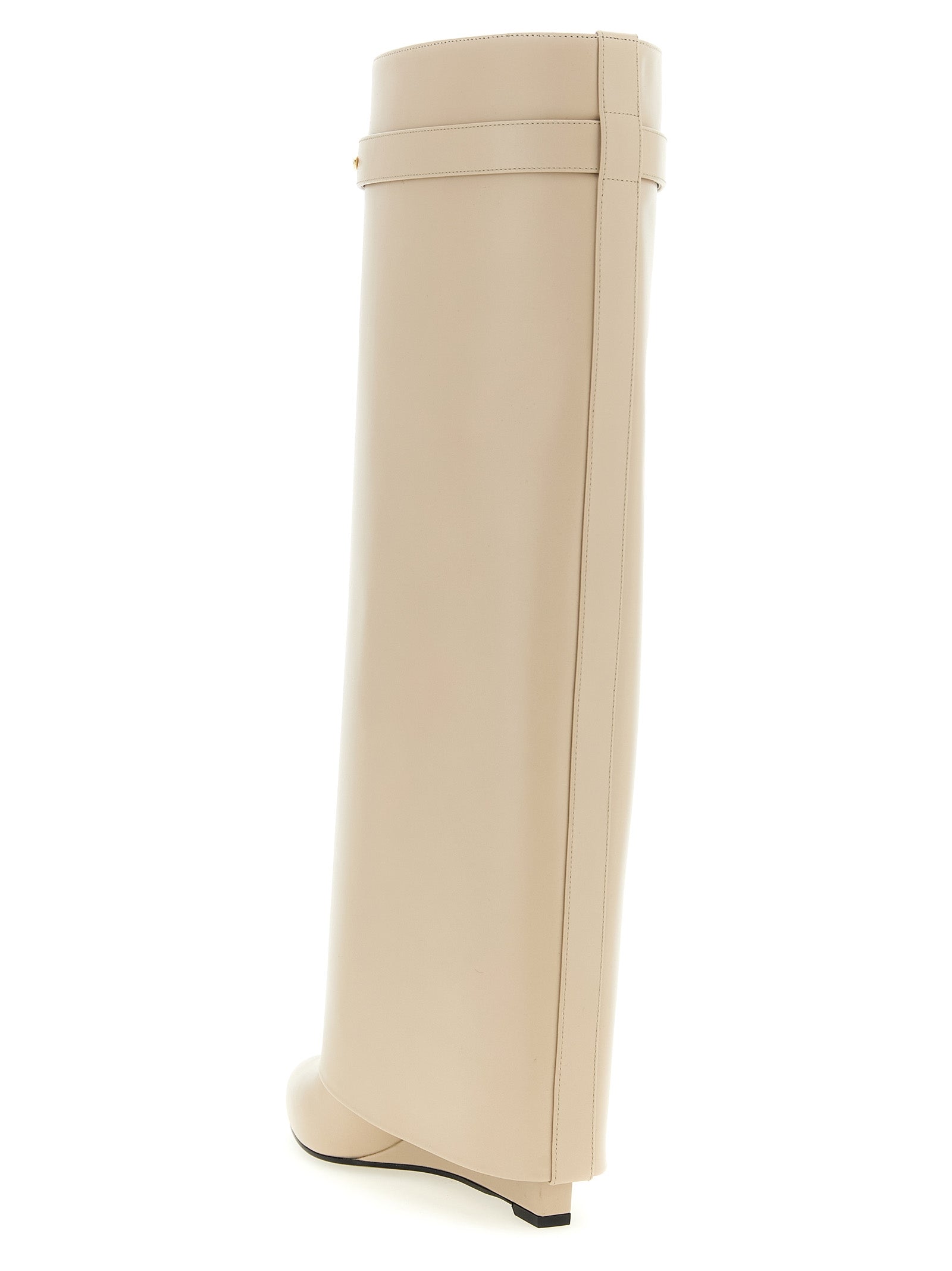 Givenchy Beige Calfskin Over-The-Knee Boots