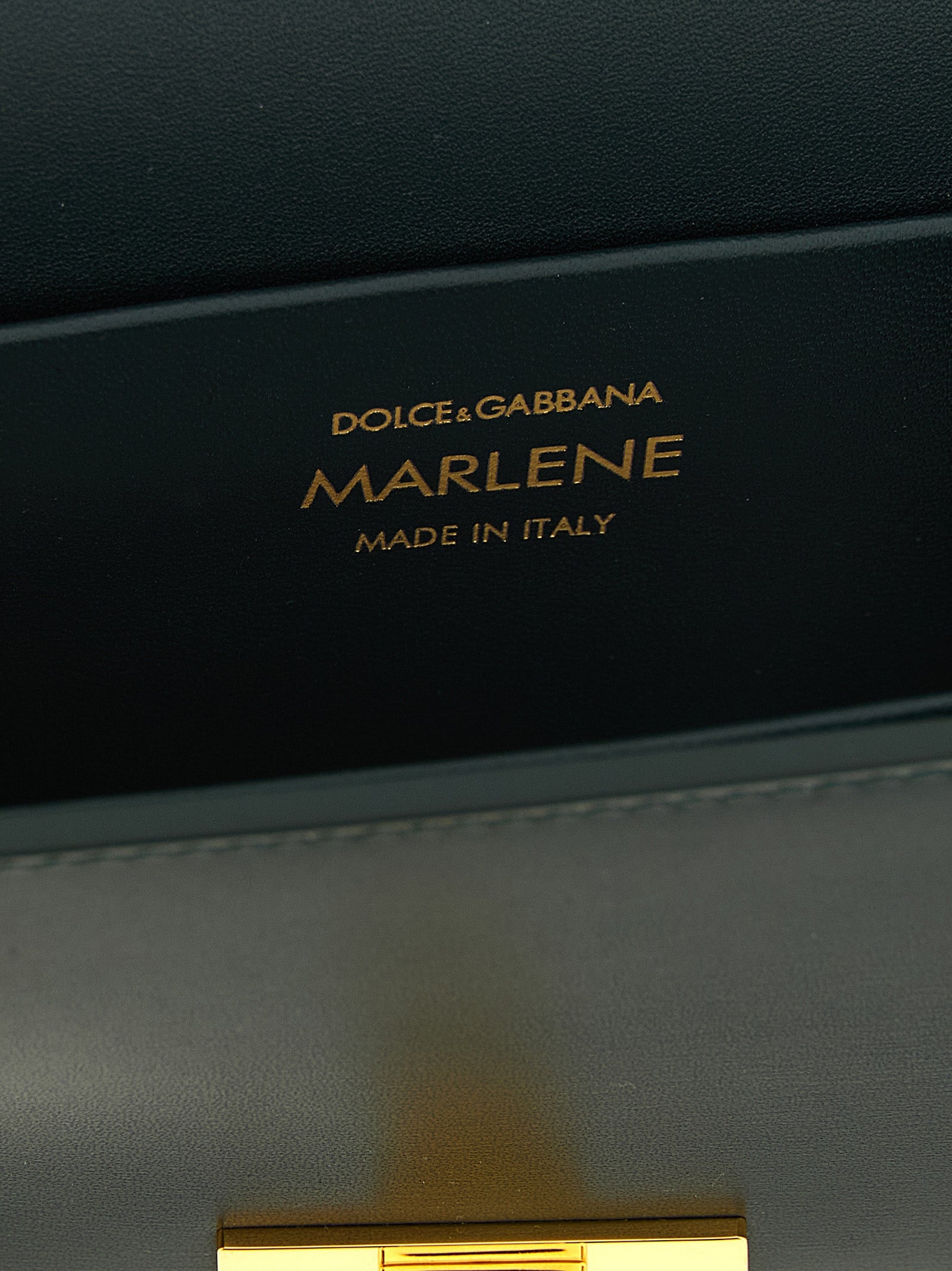 Dolce & Gabbana Two-Tone Calfskin Marlene Shoulder Bag