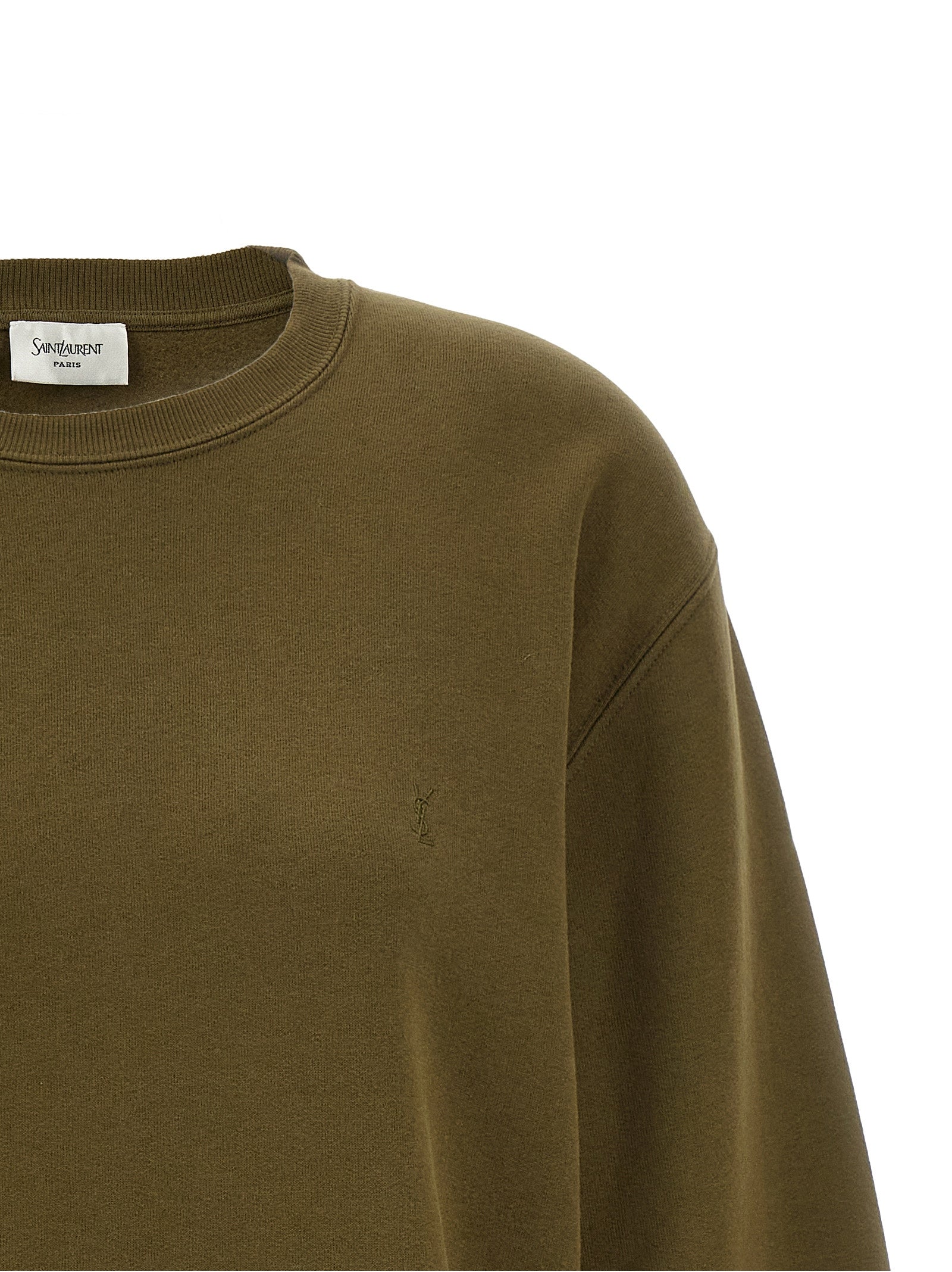 Saint Laurent Bicolor Cotton Sweatshirt