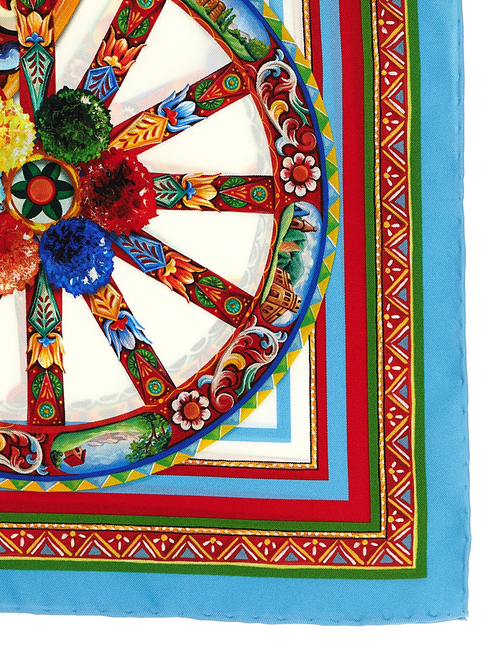 Multicolor Silk Scarf