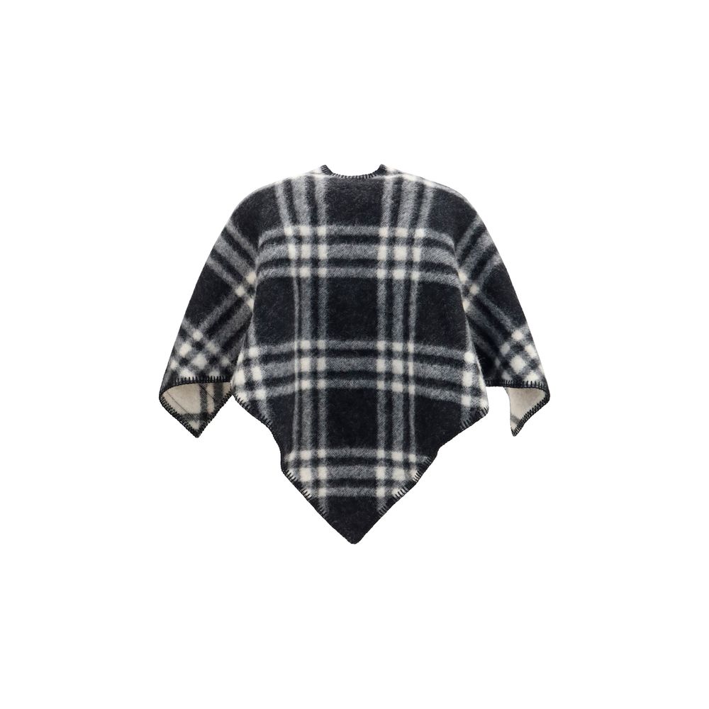 Burberry Gray Wool Scarf