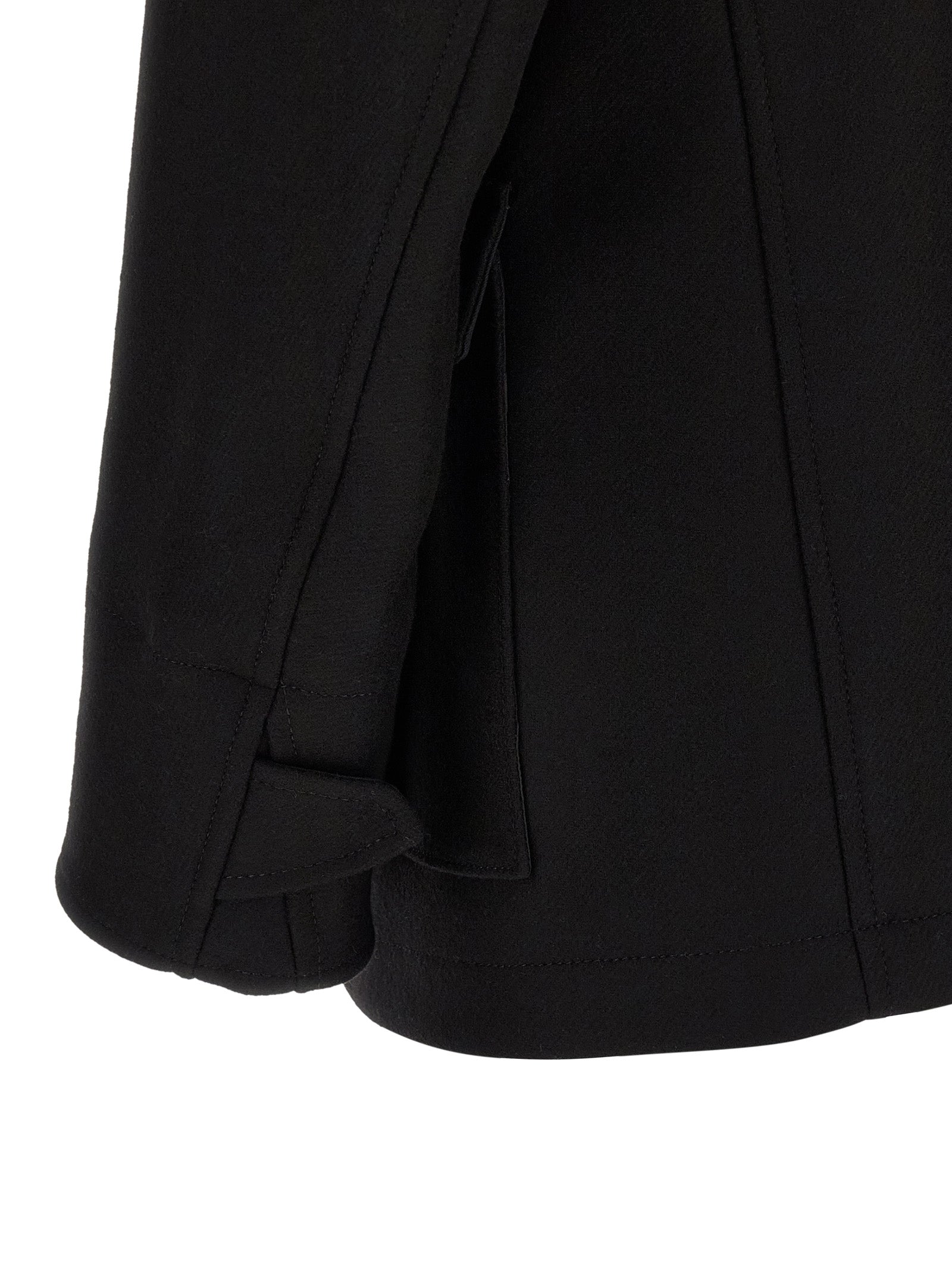 Dsquared2 Black Wool Coat