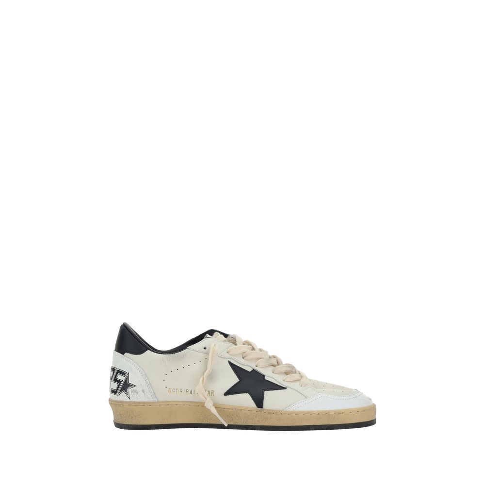 White Calf Leather Bos Taurus Athletic Sneakers