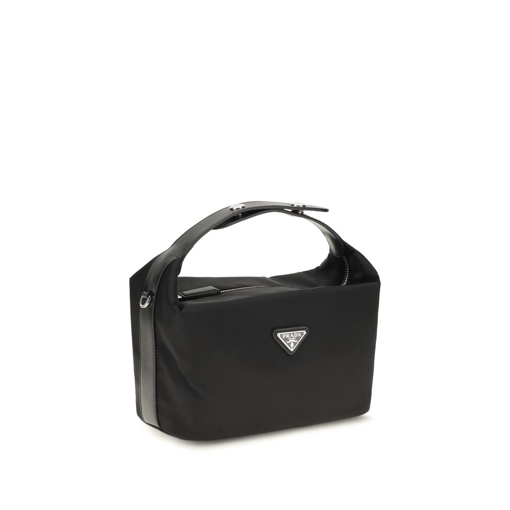 Black Recycled Polyamide Handbag