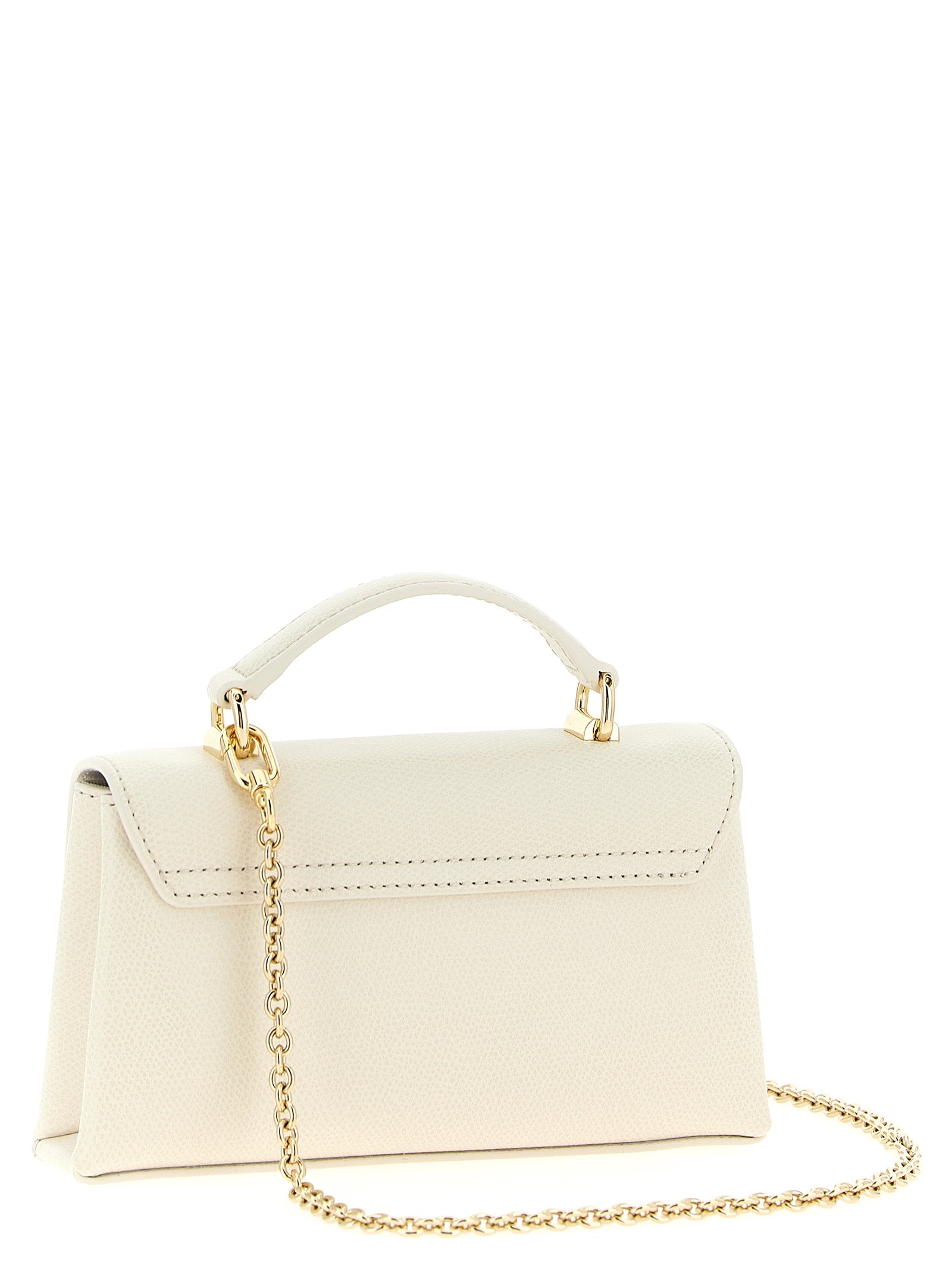 White Leather Crossbody Bag
