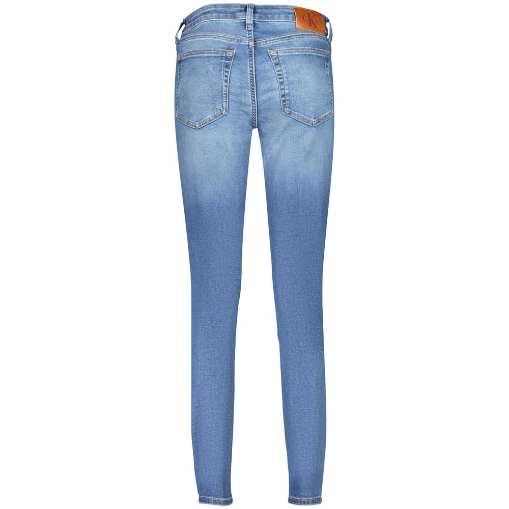 Calvin Klein Blue Cotton Jean