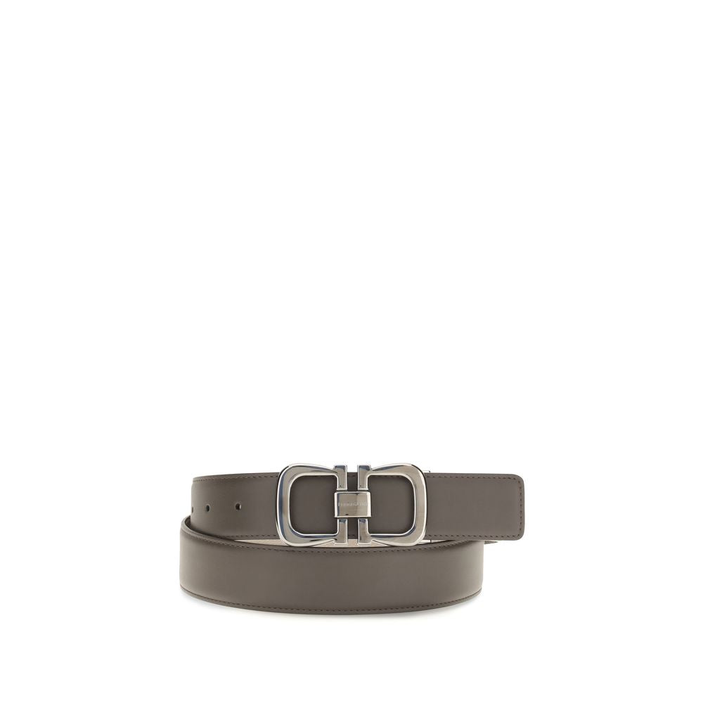 Ferragamo Brown Reversible Leather Belt