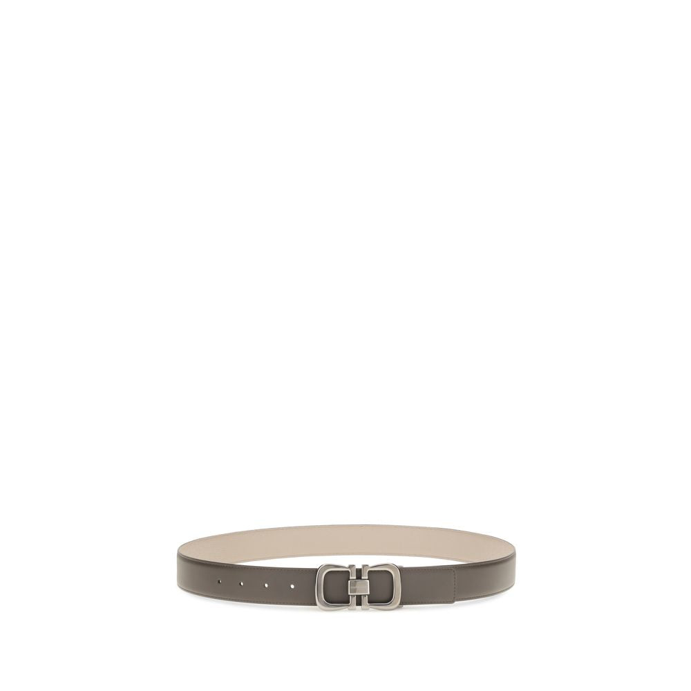 Ferragamo Brown Reversible Leather Belt