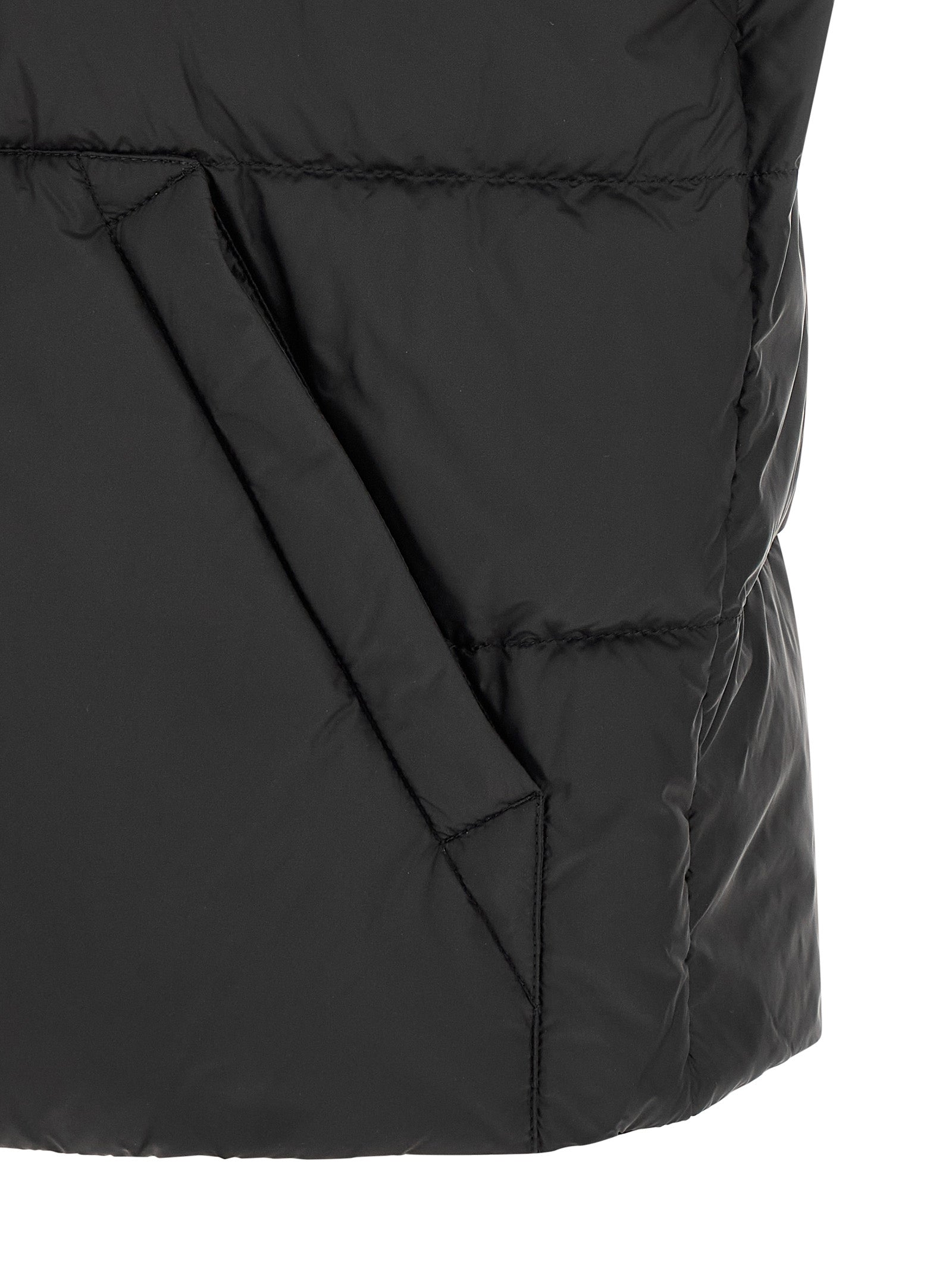 Moncler Black Polyamide Sleeveless Jacket