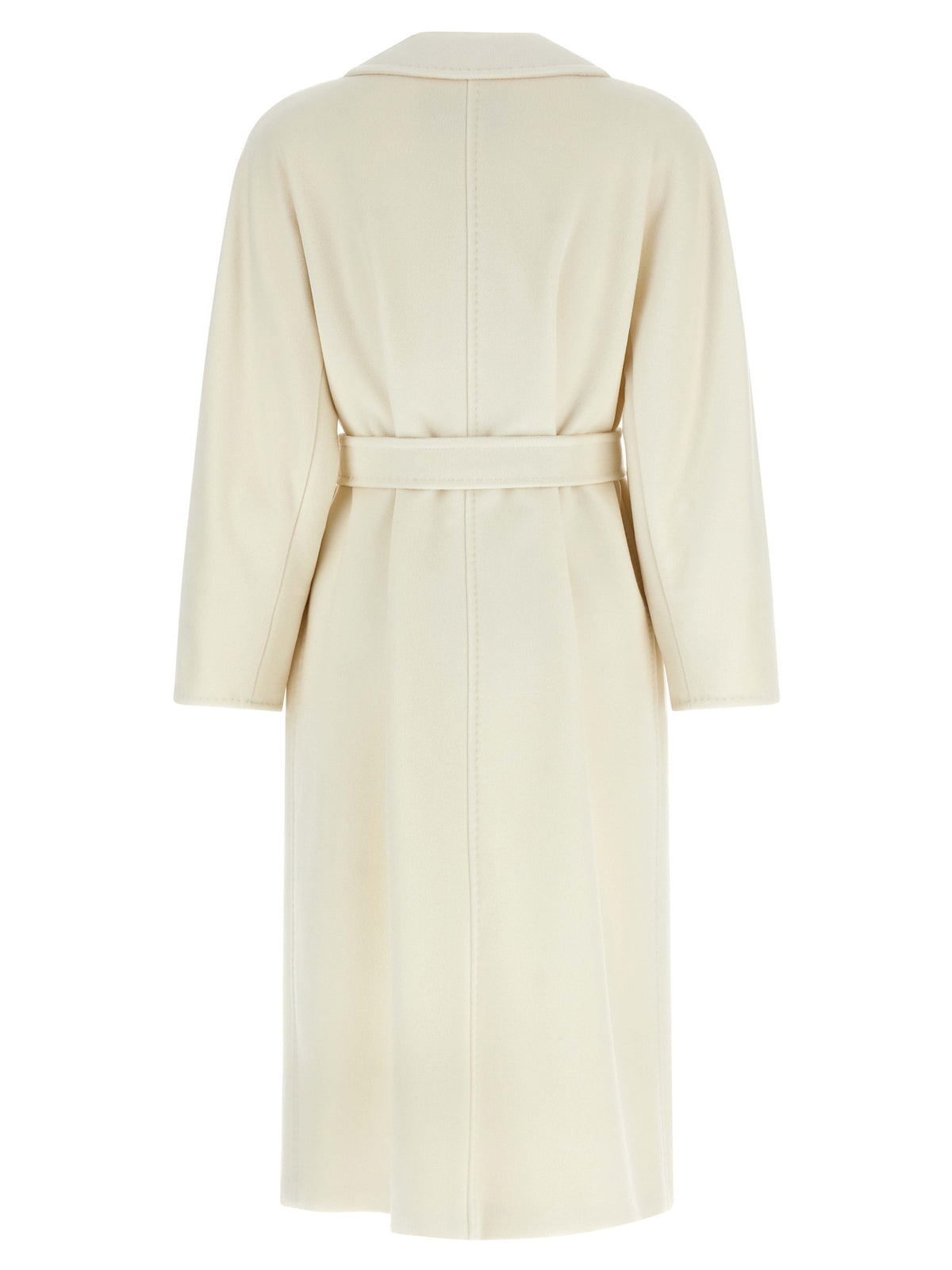 Max Mara White Virgin Wool Coat