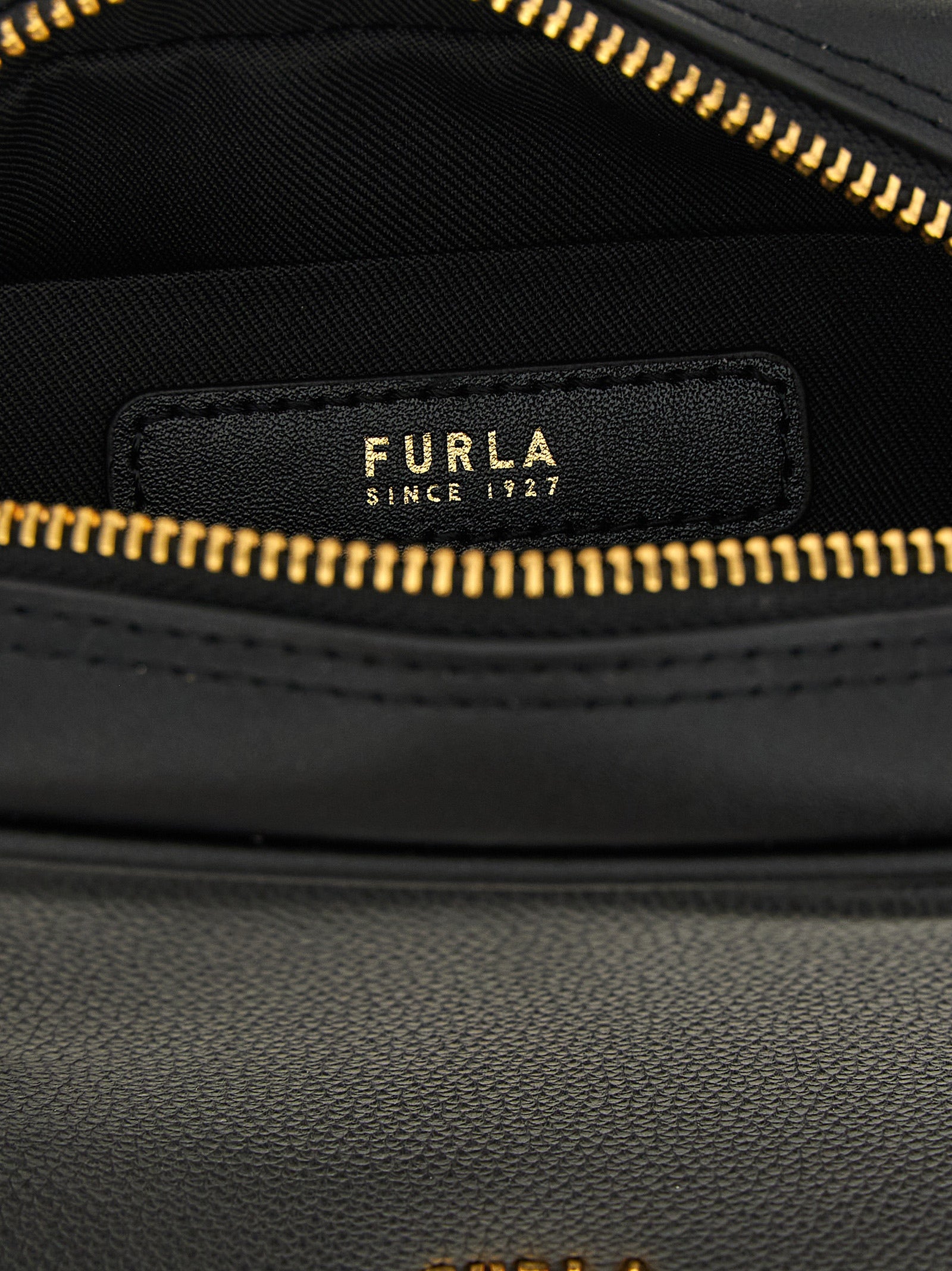 Furla Black Calfskin Handbag