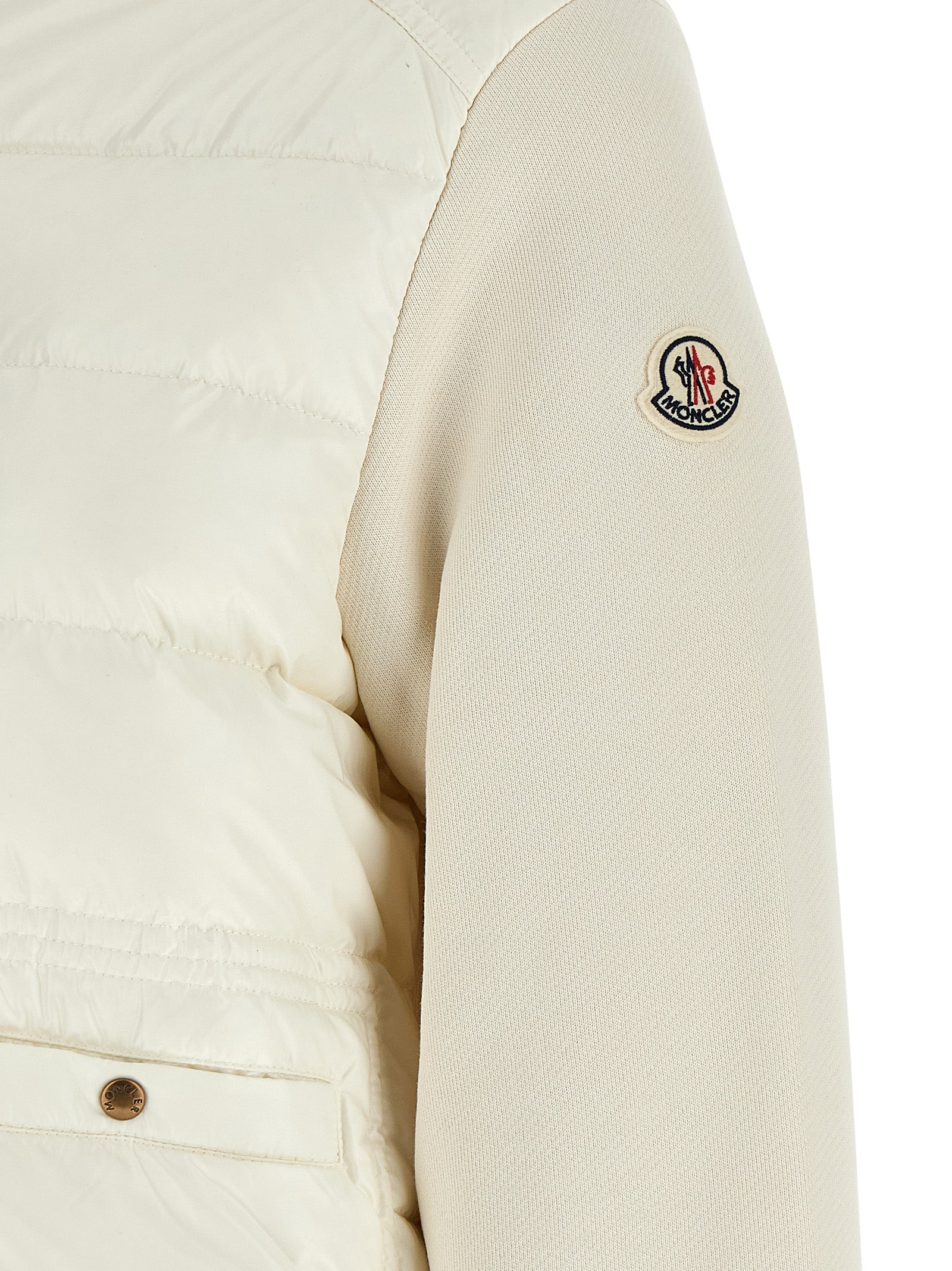 White Polyamide Cardigan